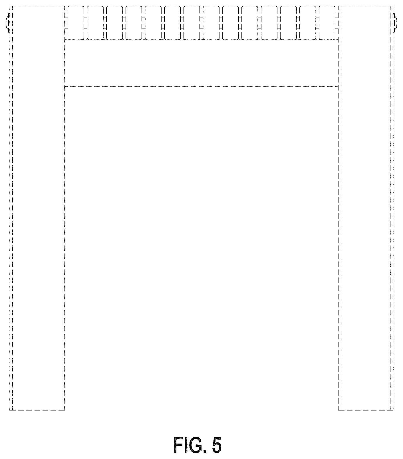 Patent USD1076519 Figure 5 – Modular rectangular-slat furniture