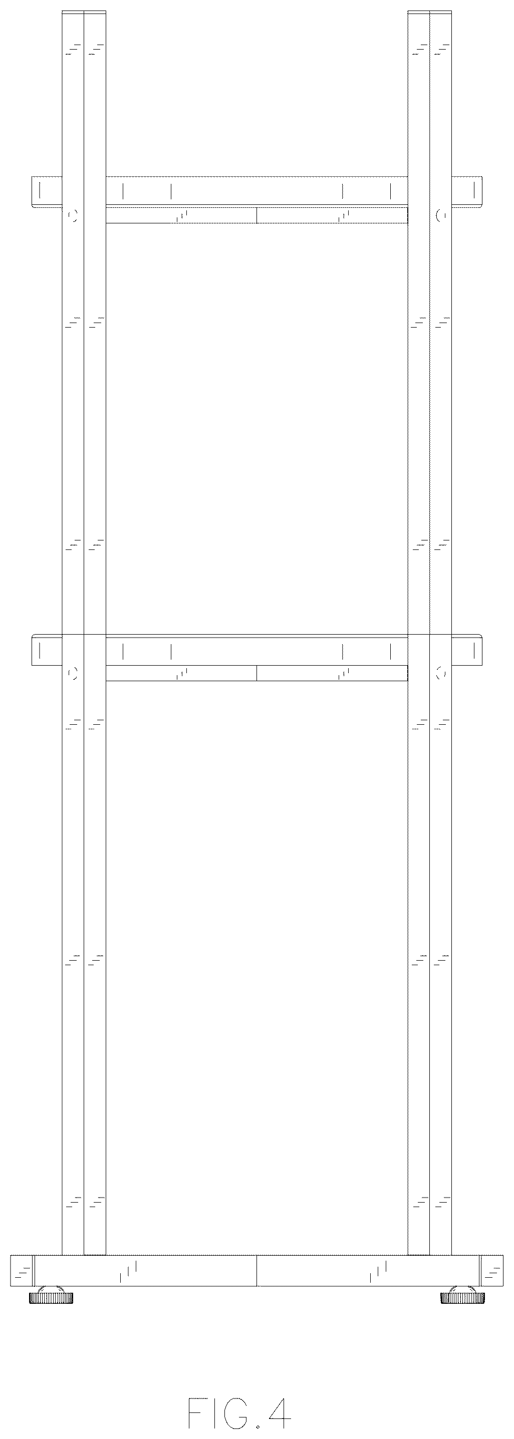 Patent USD1076522 Figure 4 – Bucket storage rack