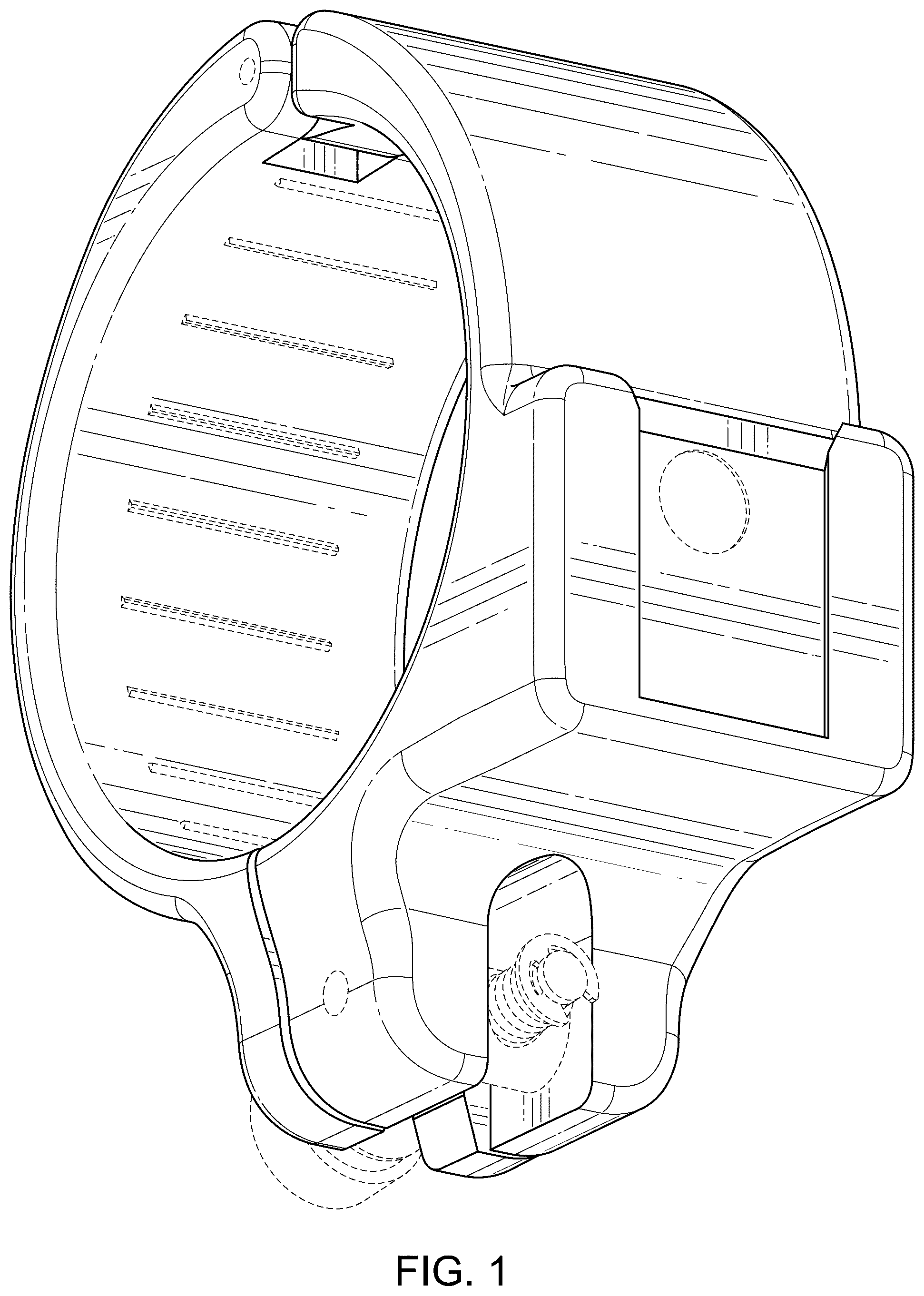 Patent USD1076525 — Hinged instrument holder — Figure 1