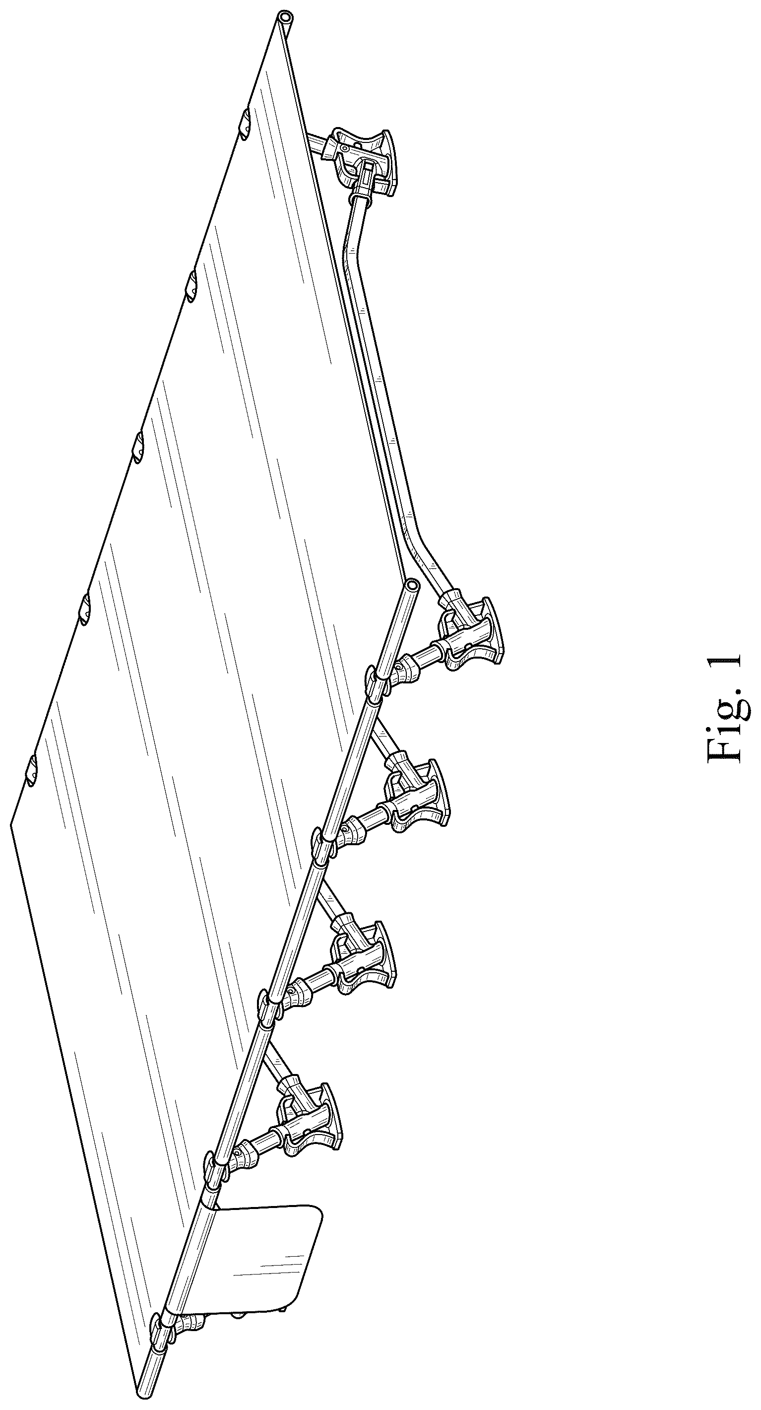 Patent USD1076528 — Camp bed — Figure 1