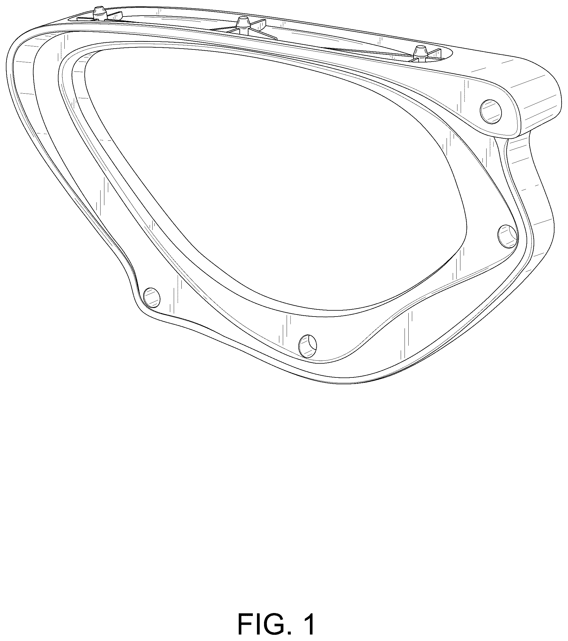 Patent USD1076534 — Armrest for a chair — Figure 1