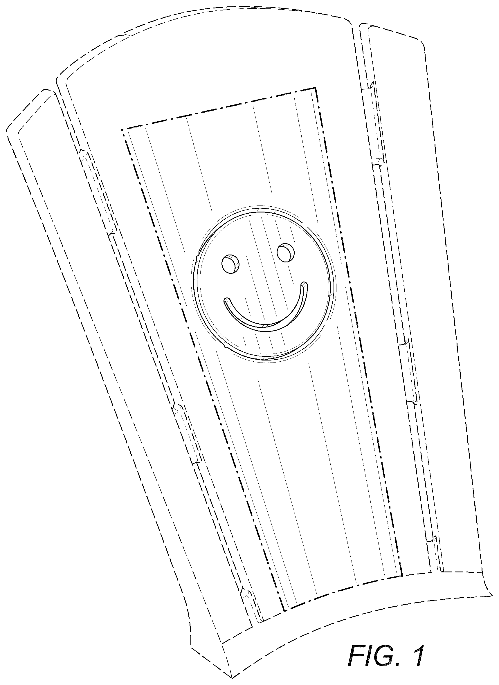 Patent USD1076535 — Chair back — Figure 1