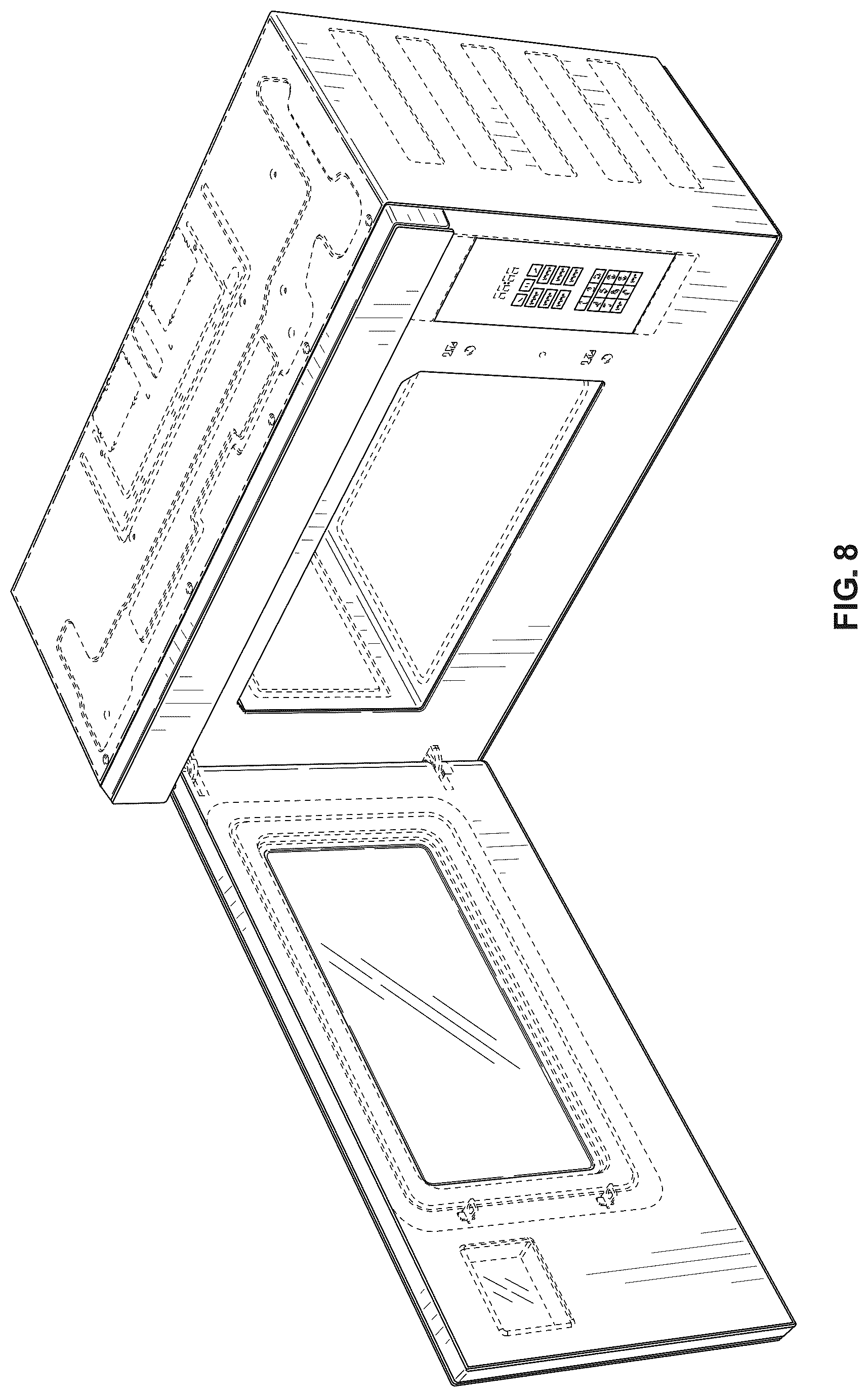Patent USD1076567 Figure 8 – Cooking appliance