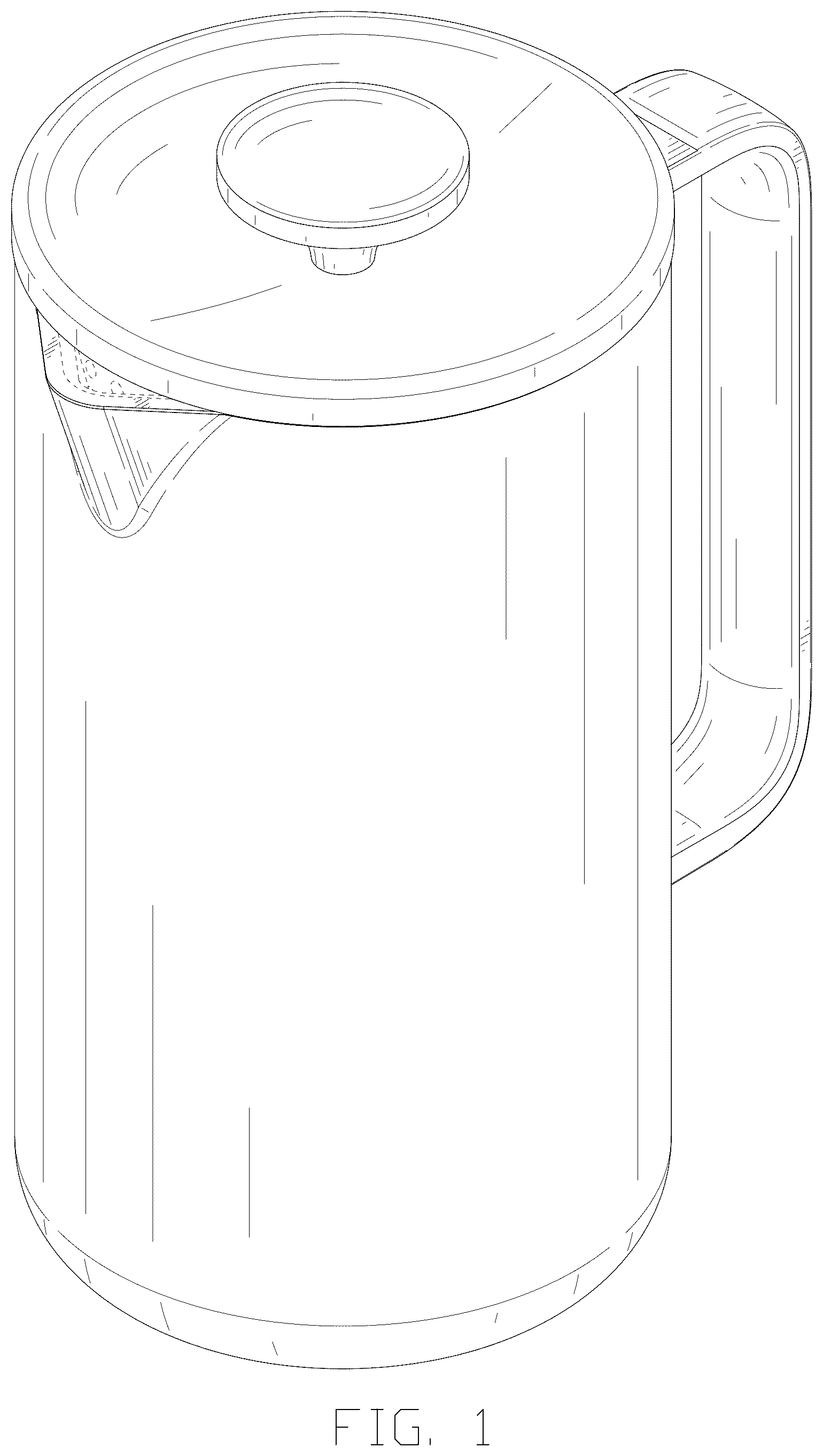 Patent USD1076582 — French press coffee maker — Figure 1