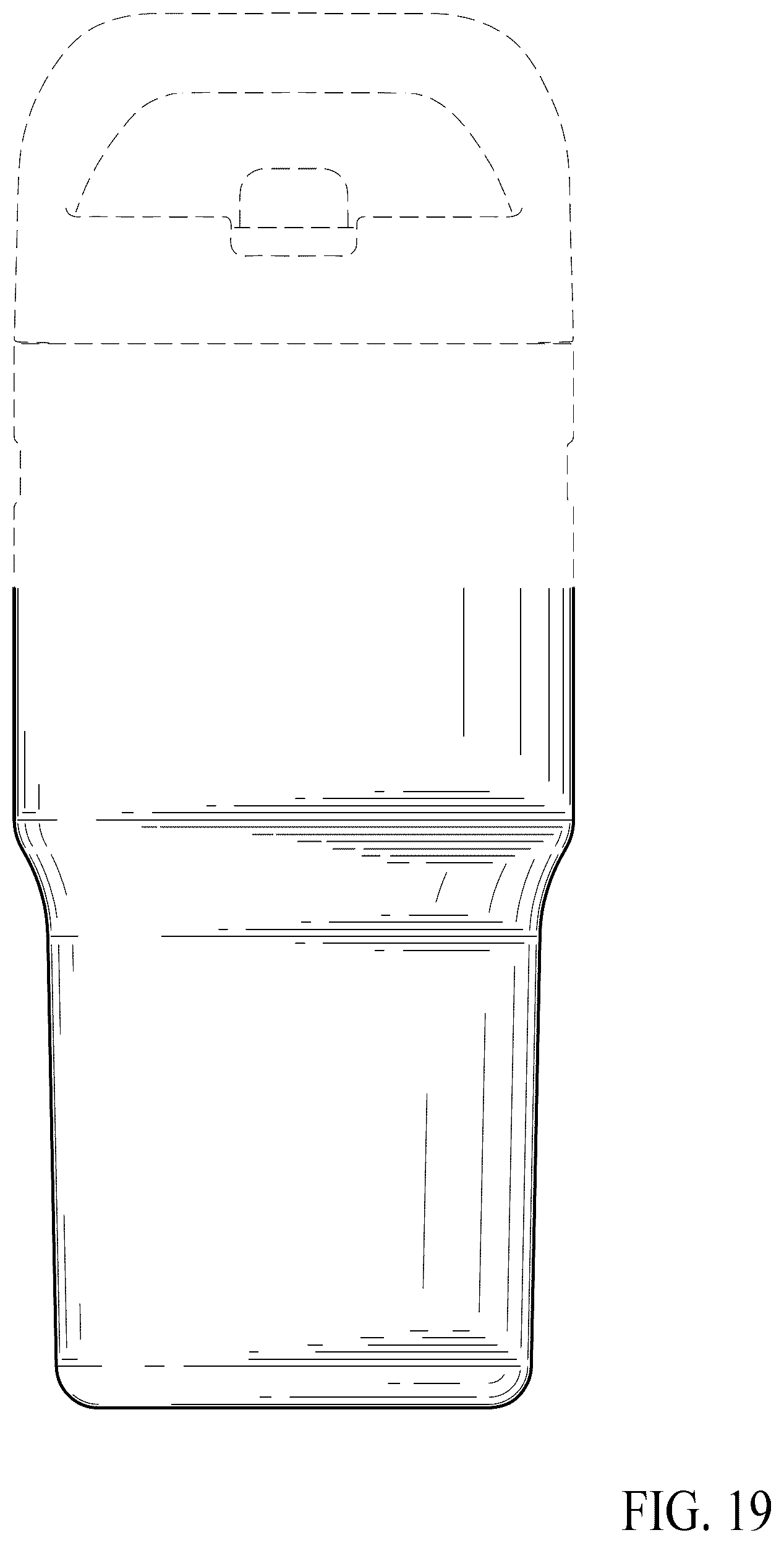 Patent USD1076590 Figure 17 – Beverage container