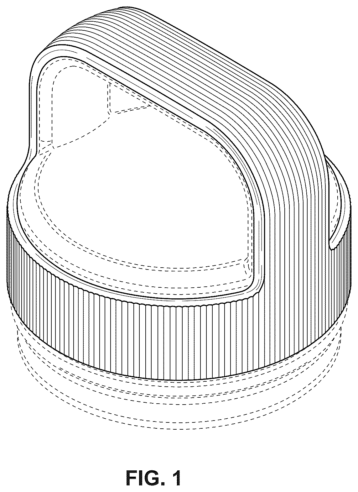 Patent USD1076592 — Lid — Figure 1