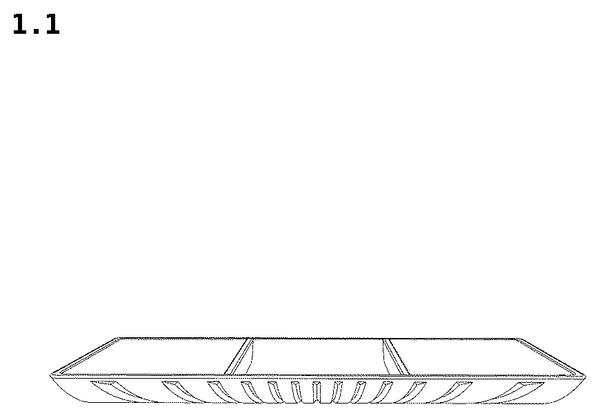 Patent USD1076595 — Dish — Figure 1
