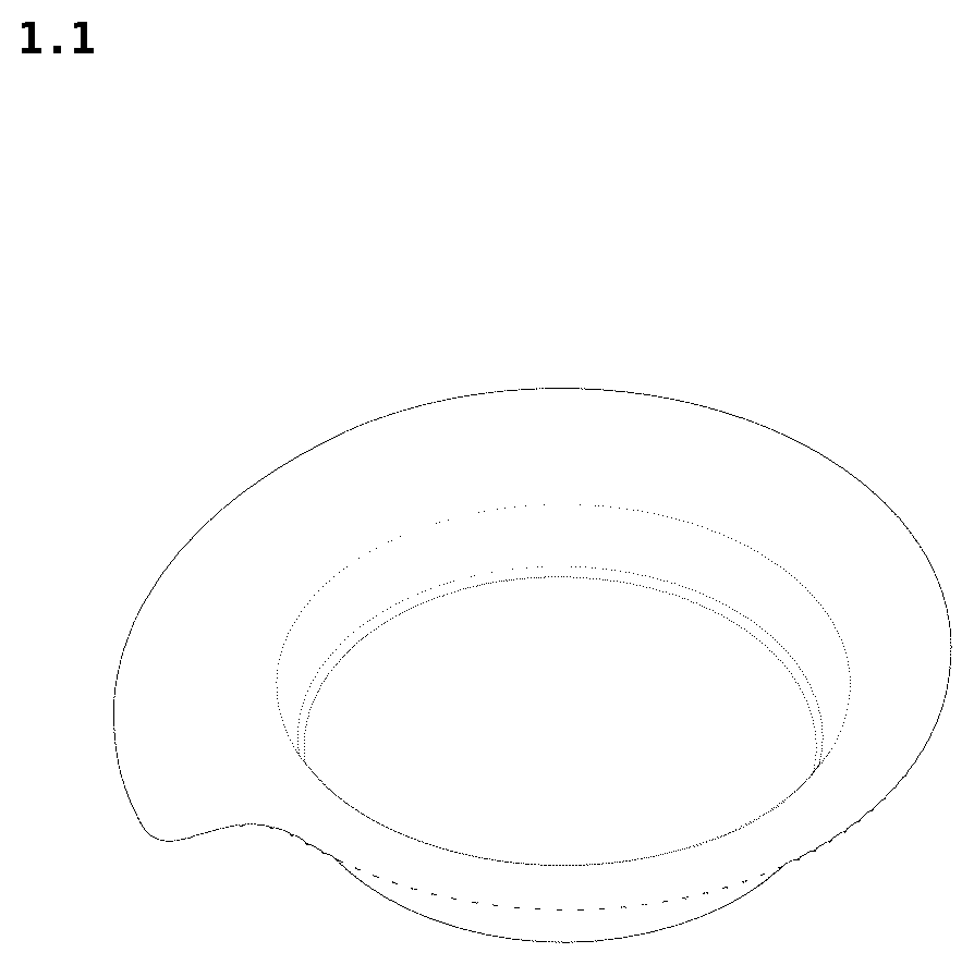 Patent USD1076596 — Dish — Figure 1
