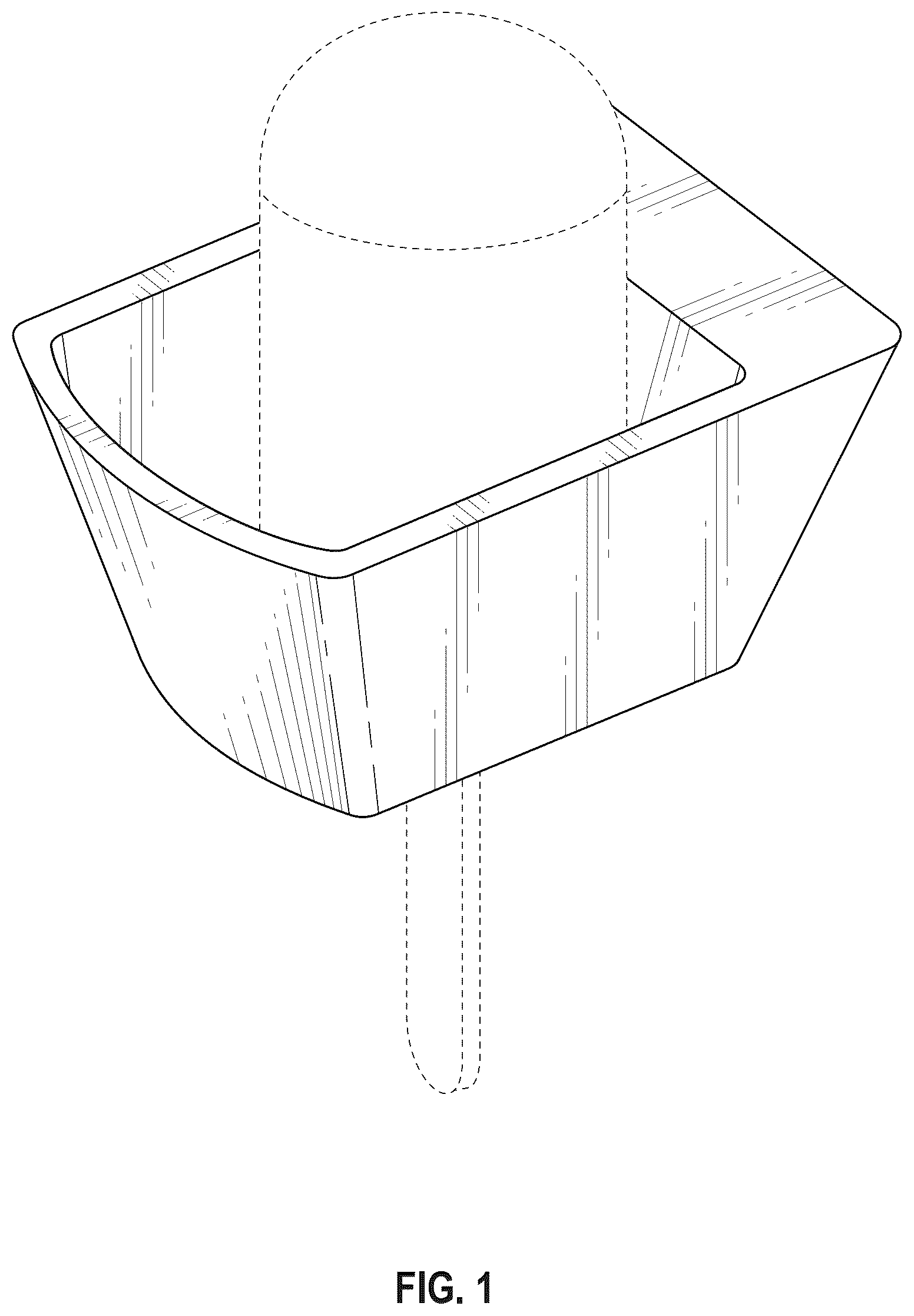 Patent USD1076602 — Combined popsicle holder and drip catcher — Figure 1