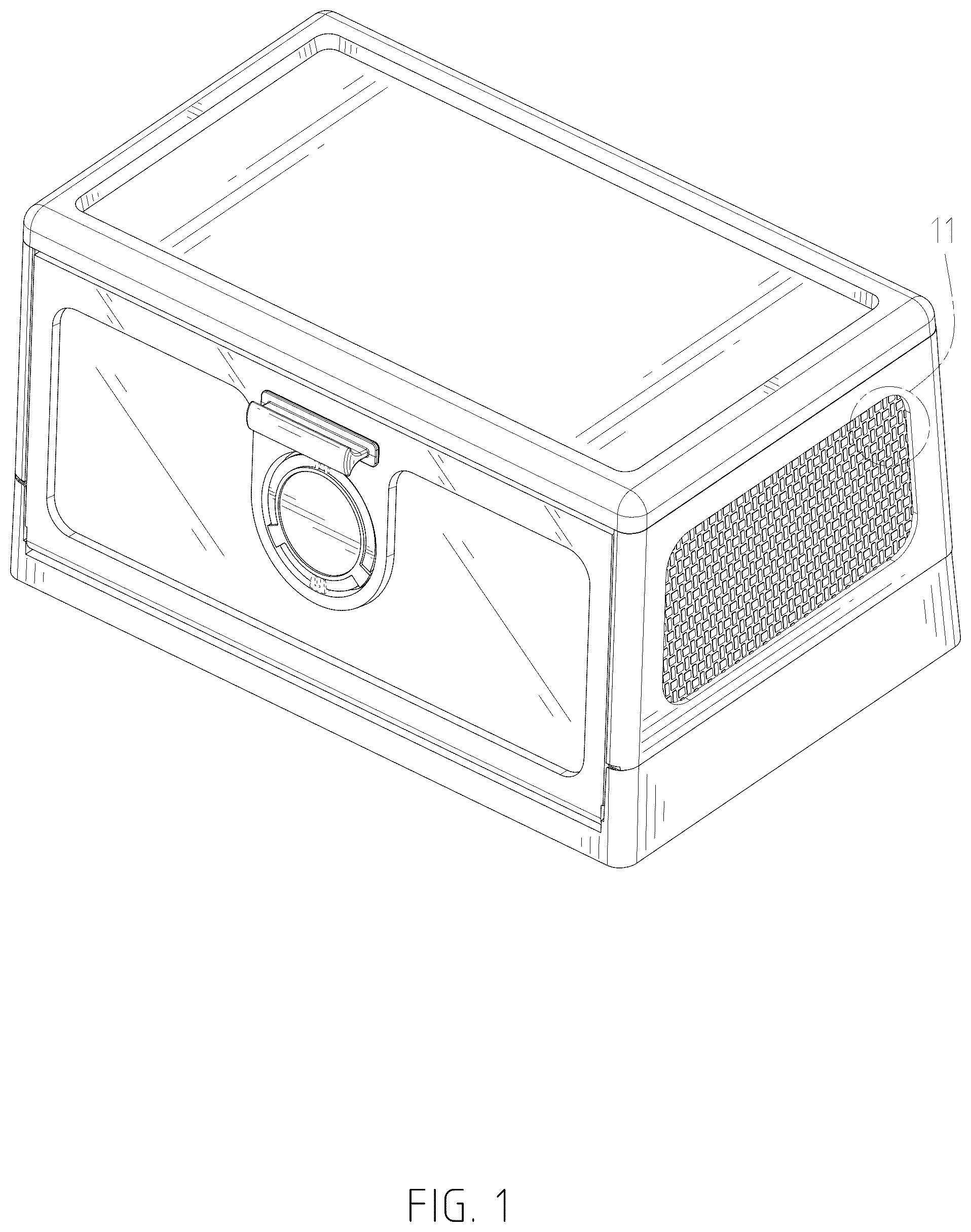Patent USD1076604 — Bread box — Figure 1