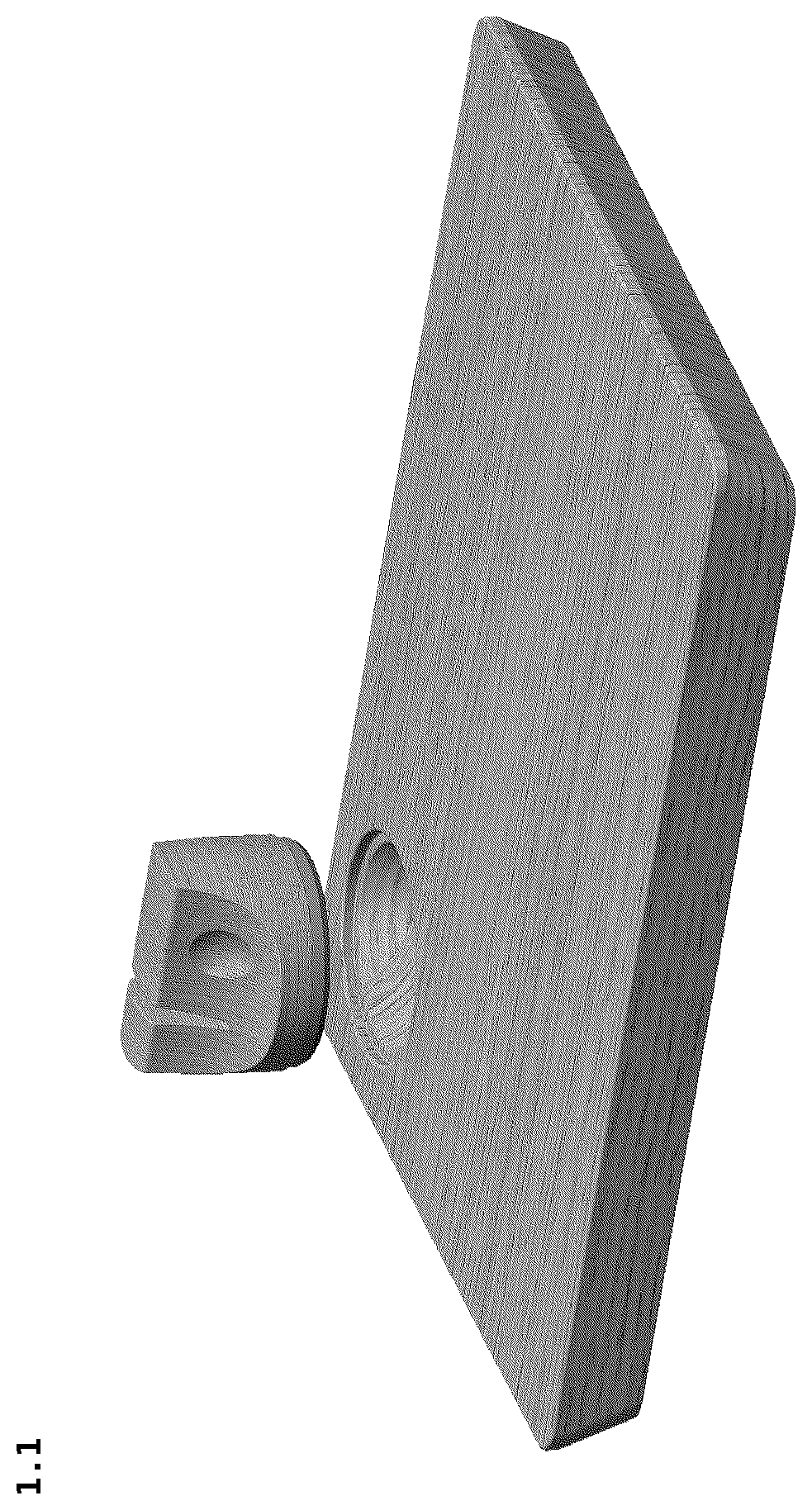 Patent USD1076616 — Combined cutting board and sharpener — Figure 1
