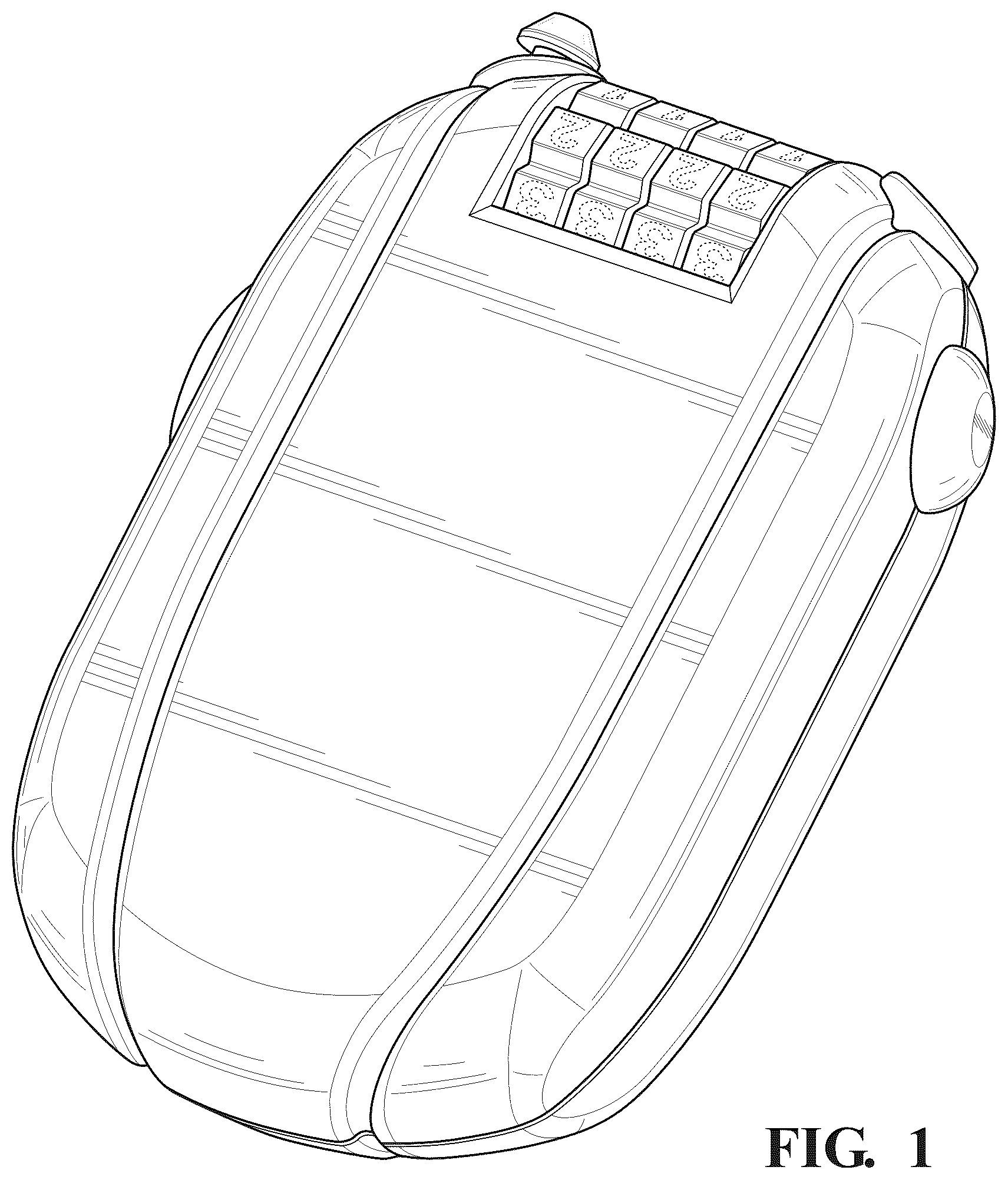 Patent USD1076641 Figure 1 – Combination lock