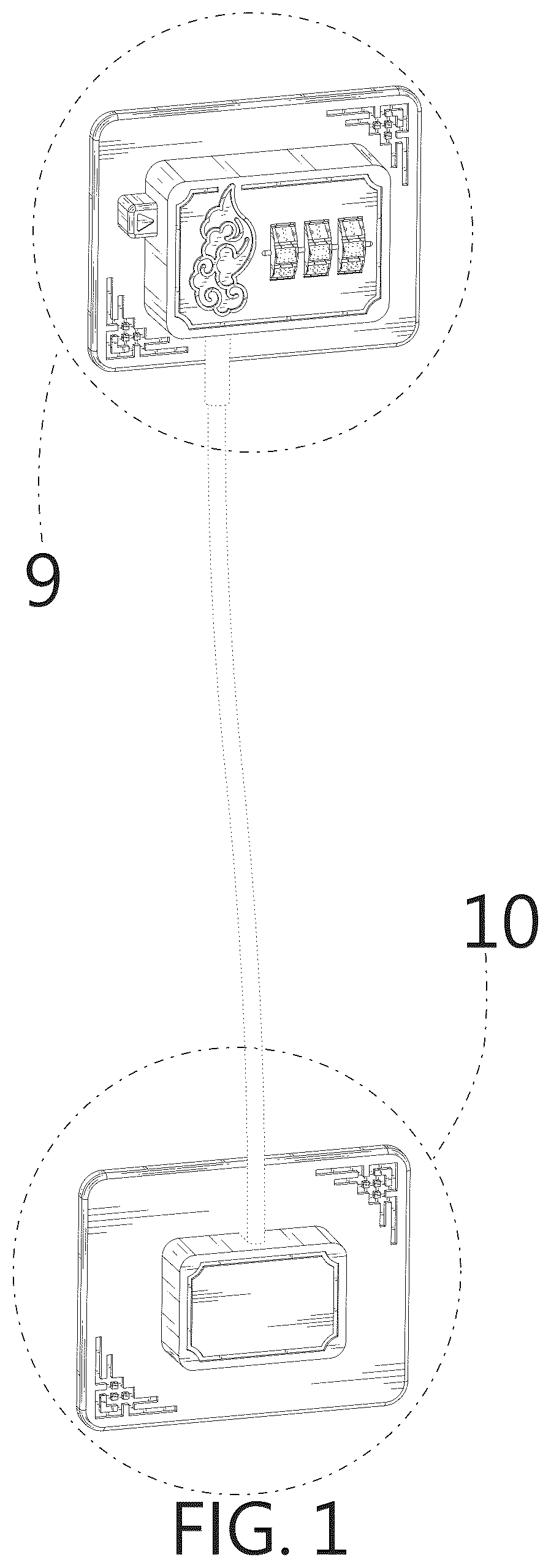 Patent USD1076642 — Code lock — Figure 1