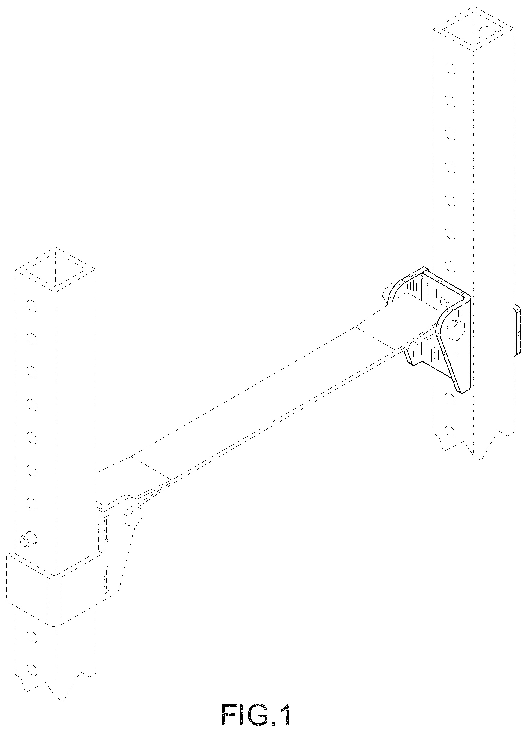 Patent USD1076644 — Strap hanger — Figure 1
