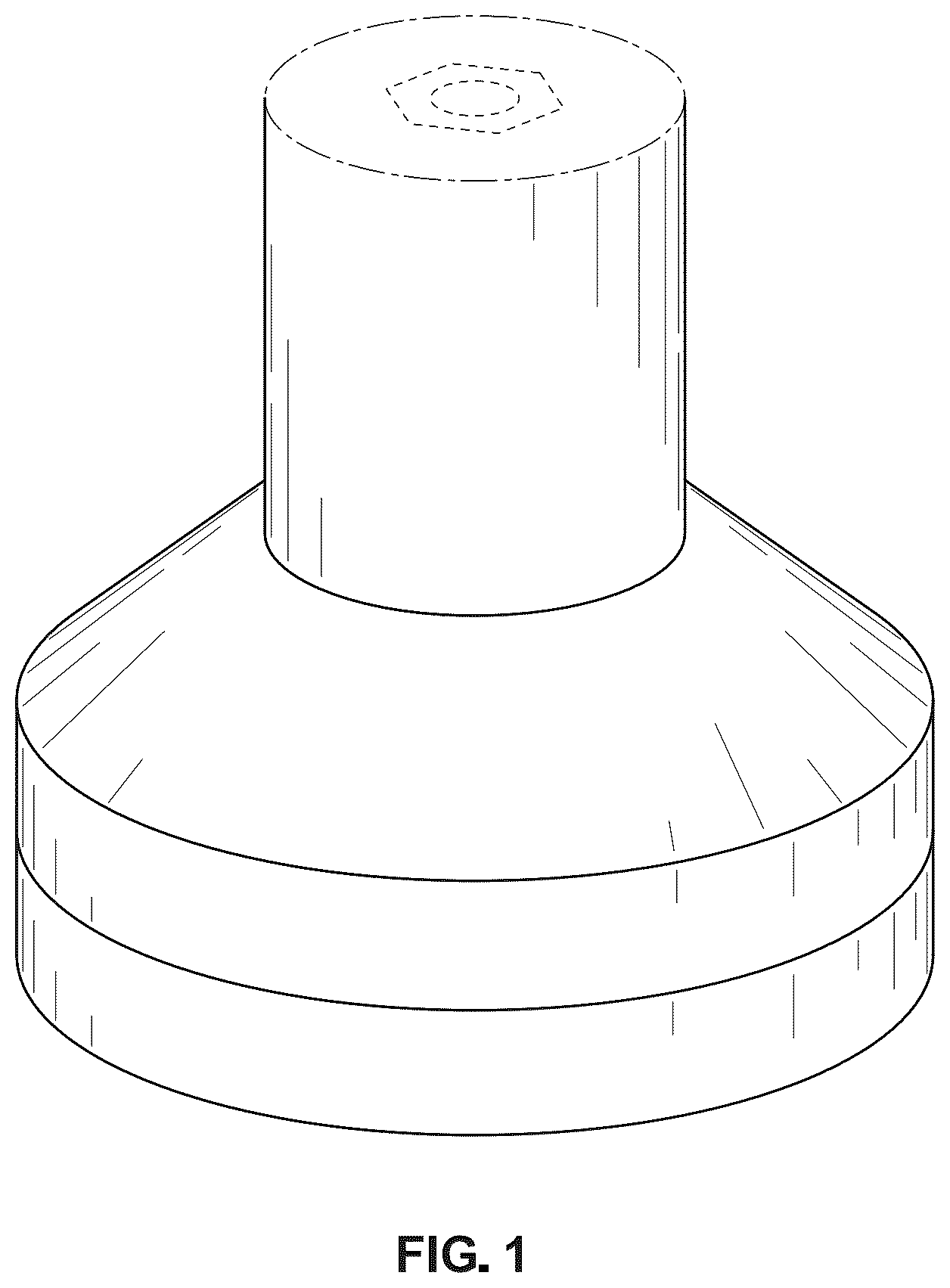 Patent USD1076646 Figure 1 – Wall mount assembly