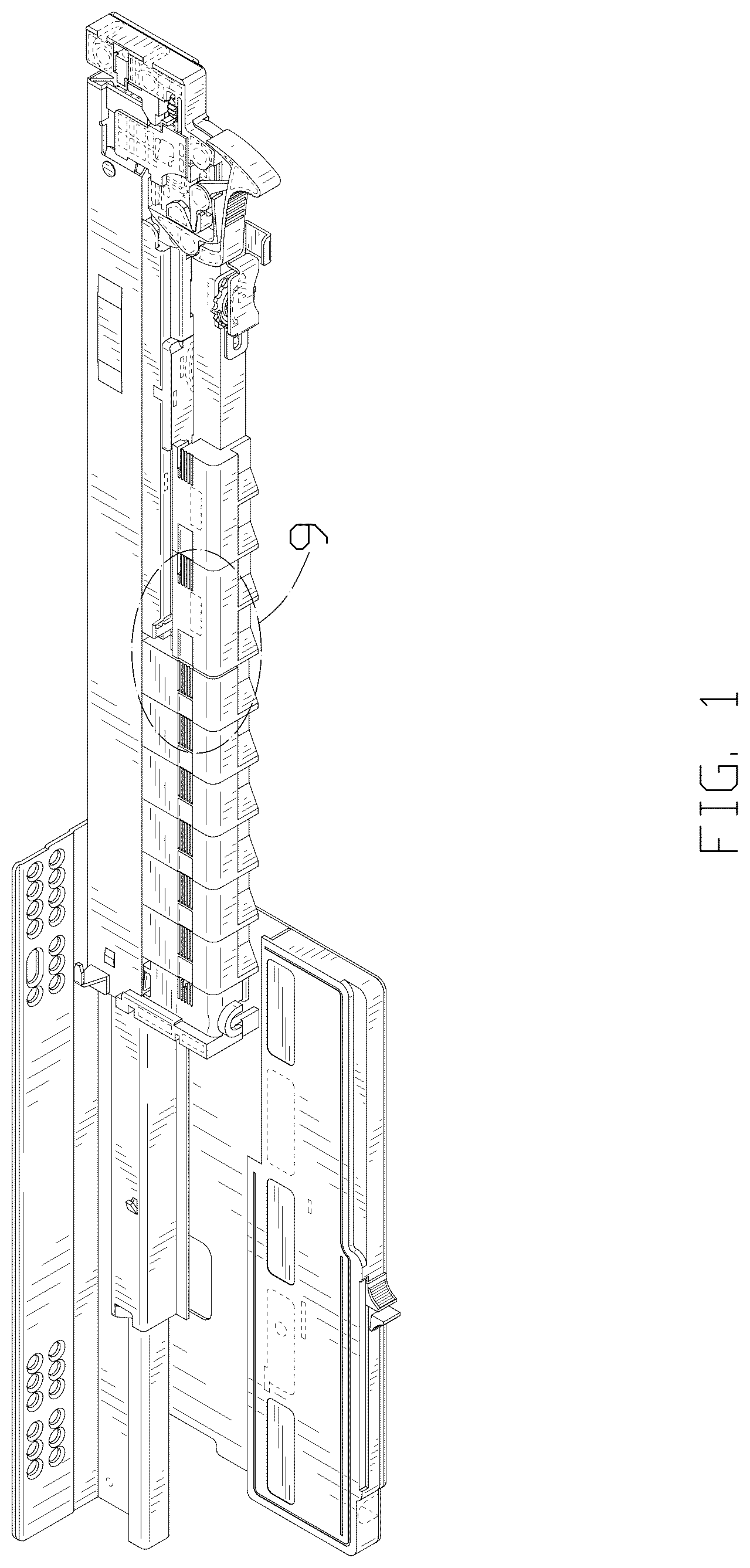 Patent USD1076654 Figure 1 – Drawer slide