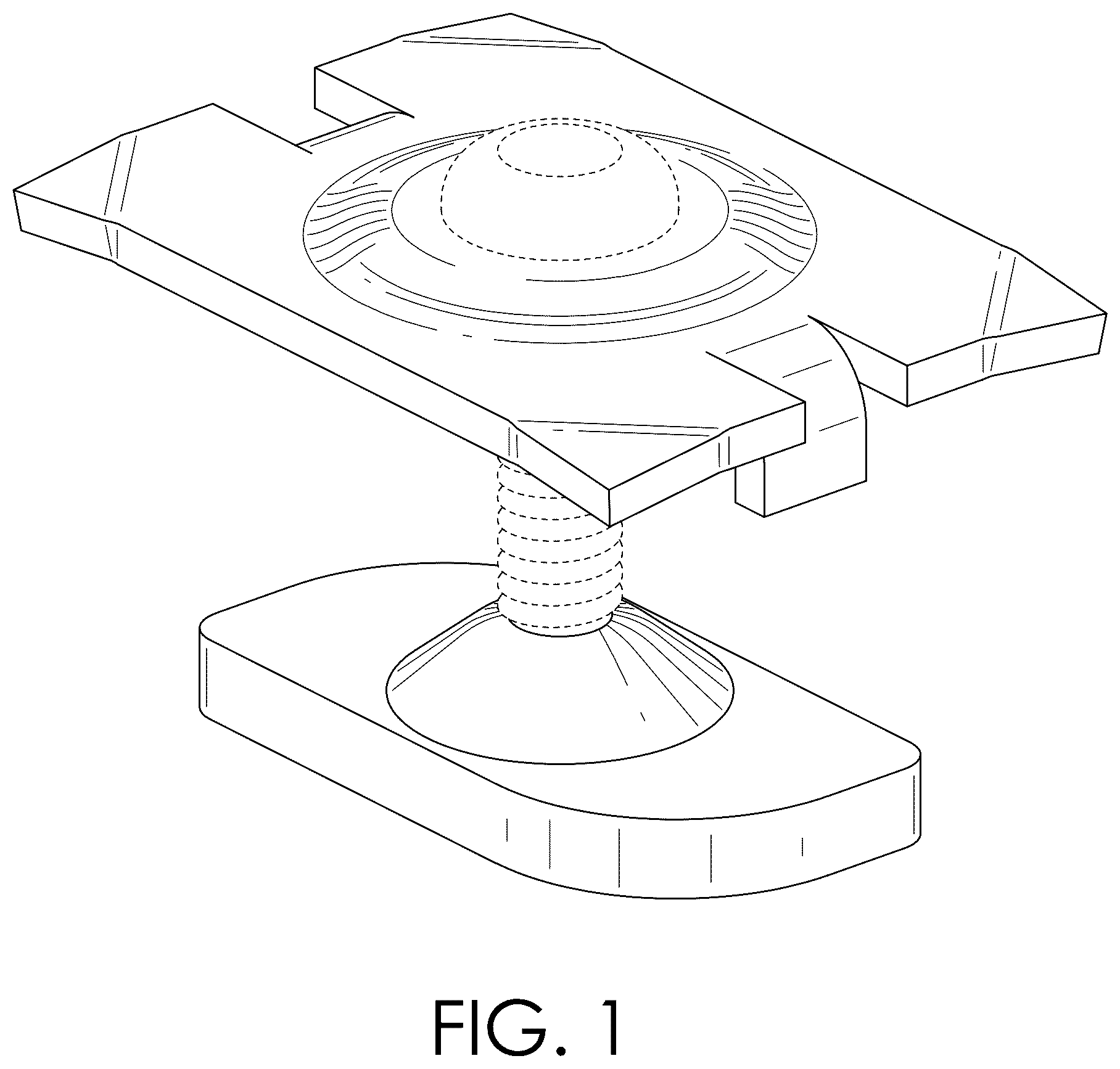 Patent USD1076655 — Hardware fastener — Figure 1