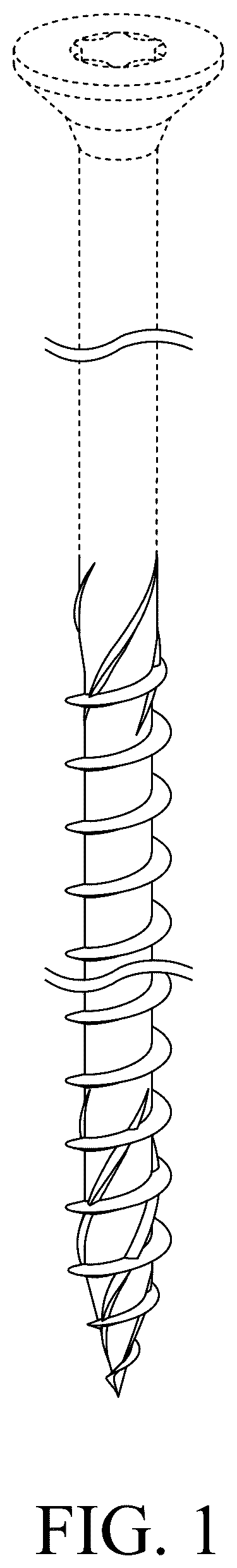 Patent USD1076656 Figure 1 – Screw