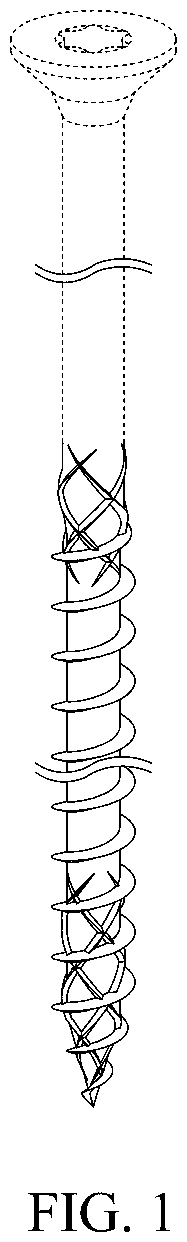 Patent USD1076657 — Screw — Figure 1
