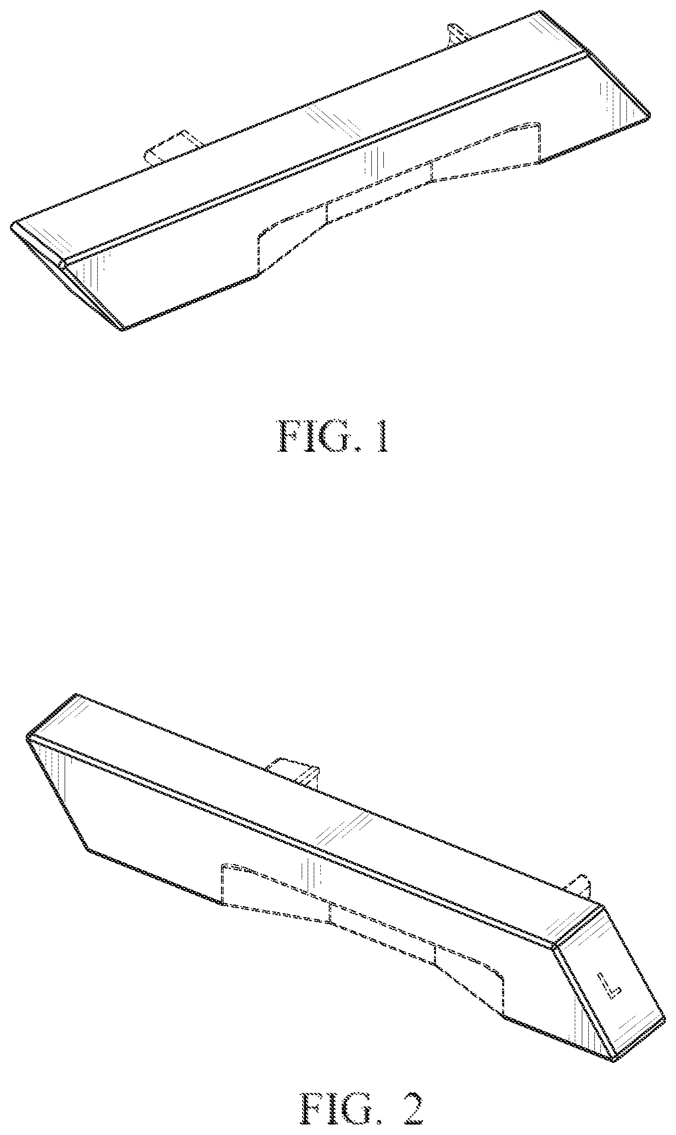 Patent USD1076661 Figure 1 – Rail end cap set