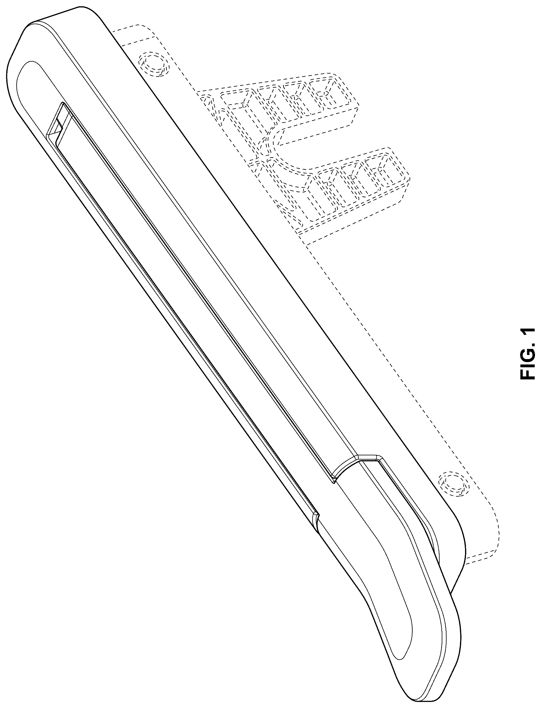 Patent USD1076662 — Window lock lever — Figure 1