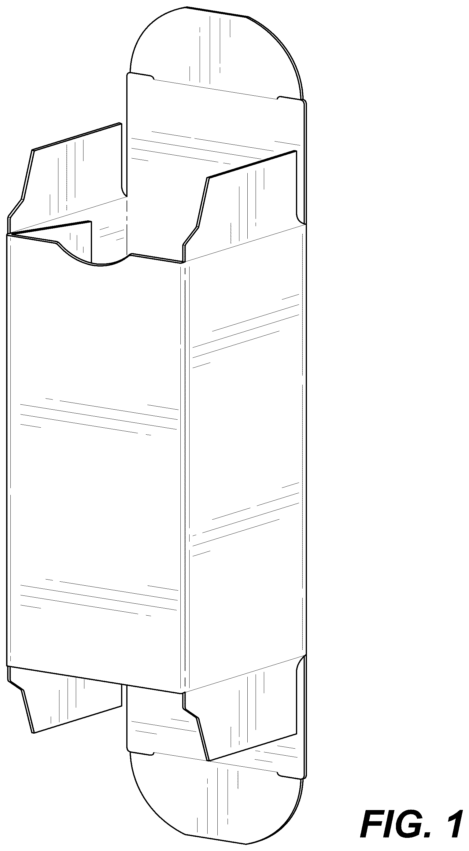 Patent USD1076666 — Re-closeable package — Figure 1