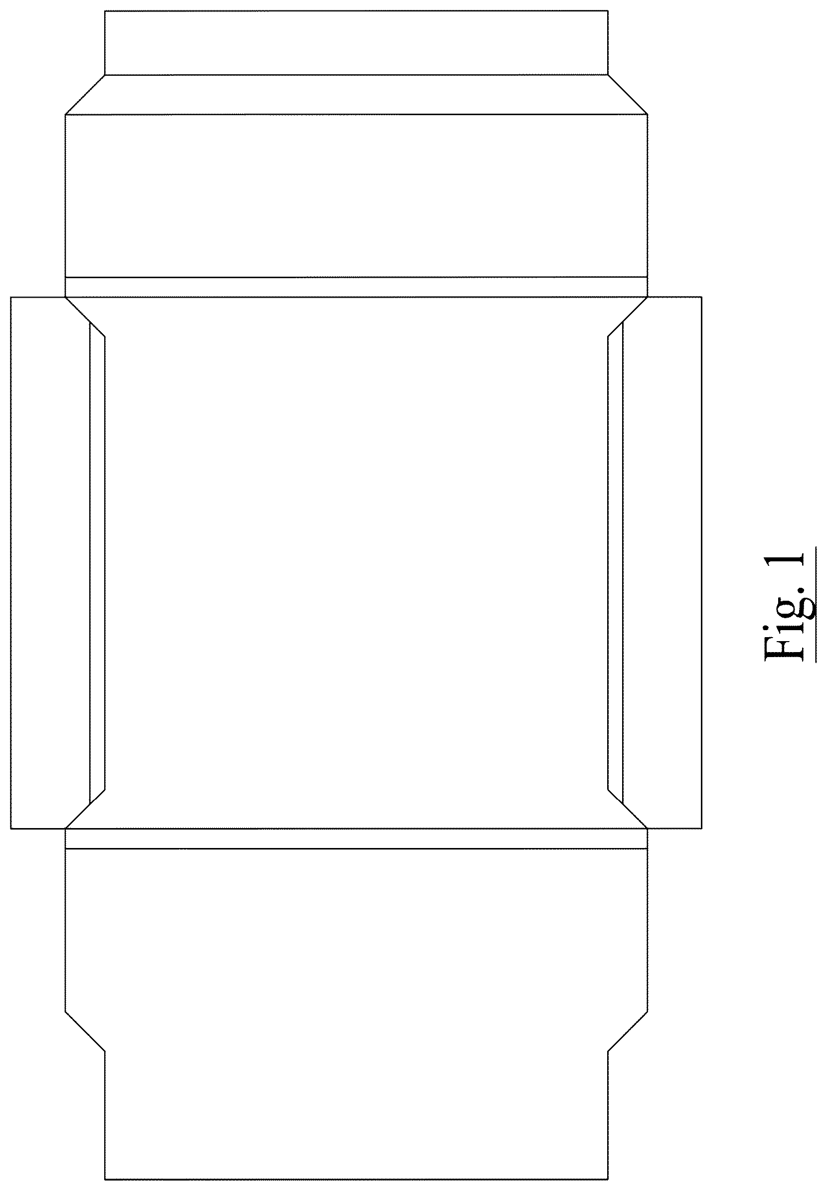 Patent USD1076667 — Packaging box — Figure 1