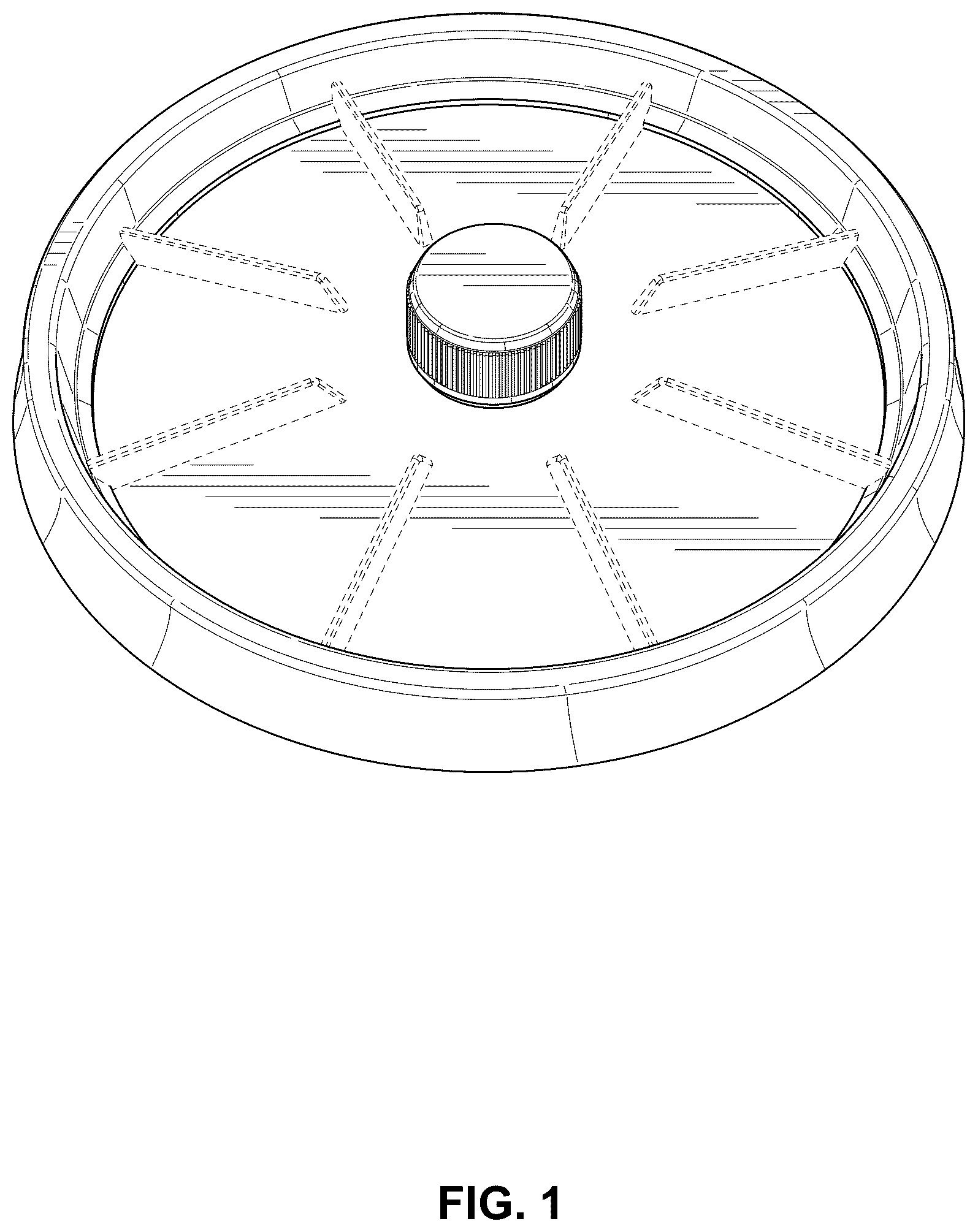 Patent USD1076669 — Lid — Figure 1