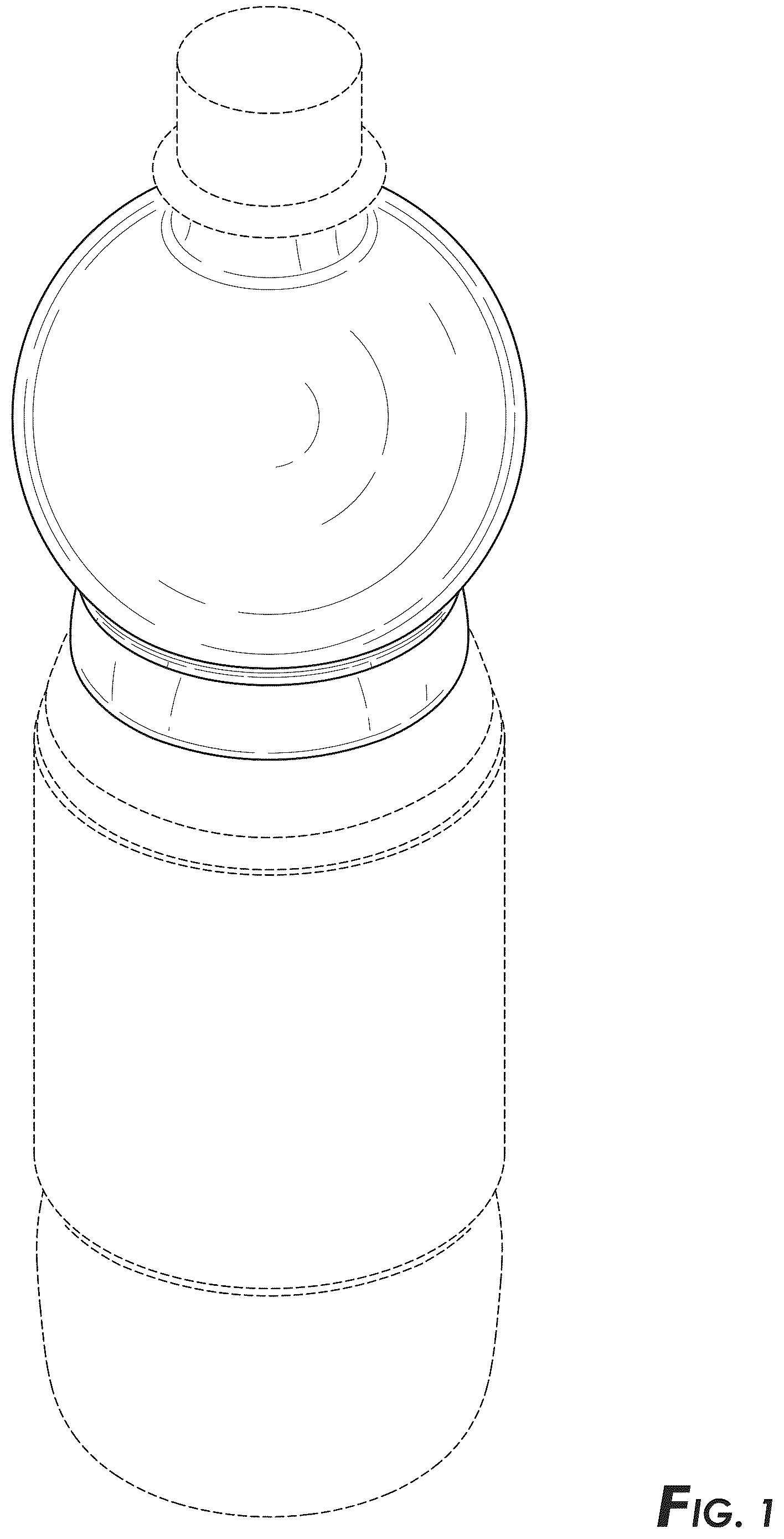 Patent USD1076670 — Sports ball bottle — Figure 1