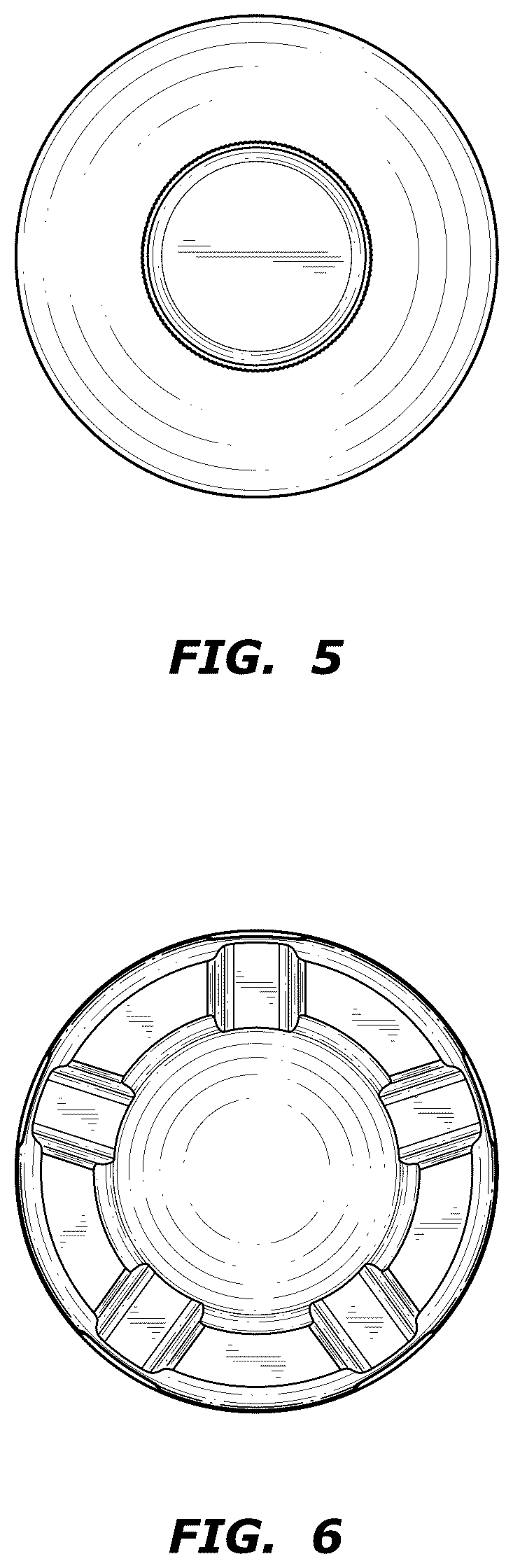 Patent USD1076674 Figure 5 – Bottle