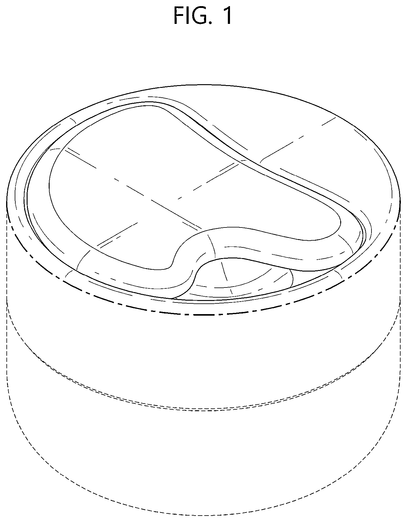 Patent USD1076679 Figure 1 – Cosmetic container