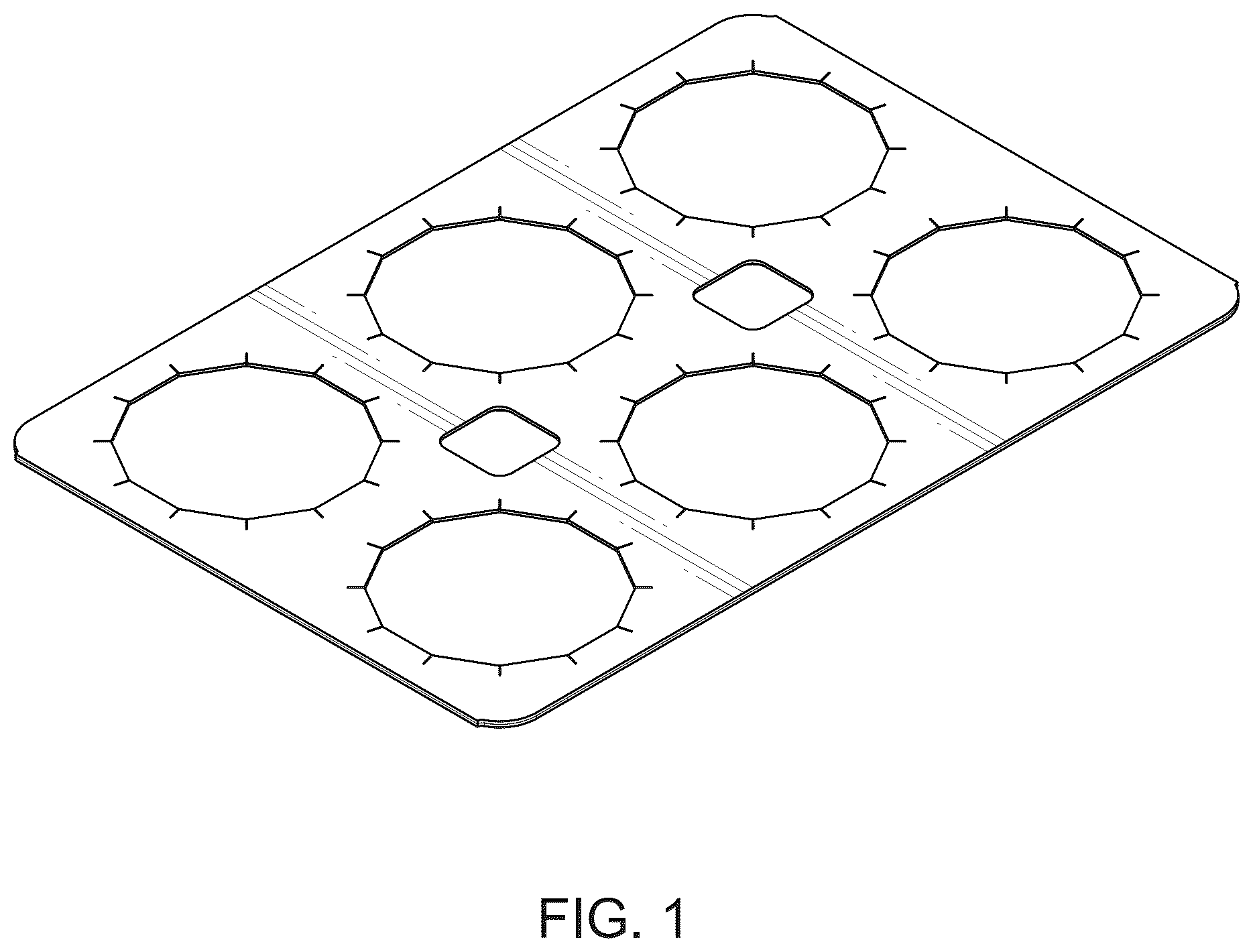 Patent USD1076680 — Container carrier — Figure 1