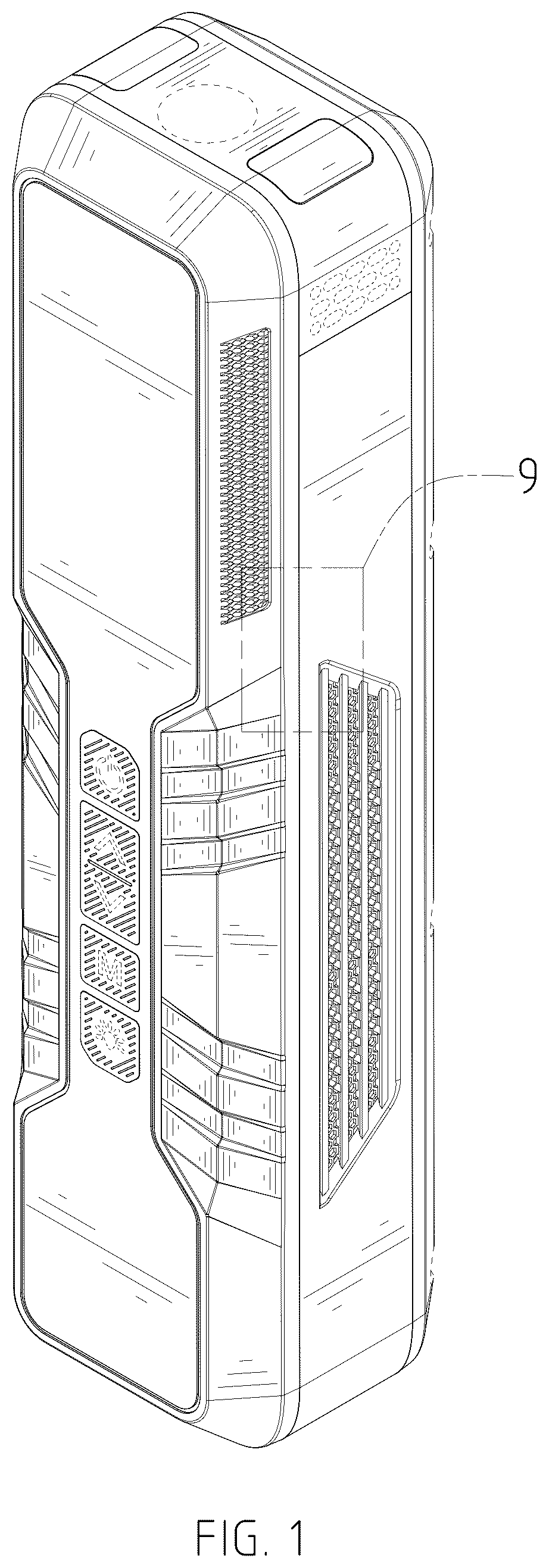 Patent USD1076695 — Portable tire inflator — Figure 1
