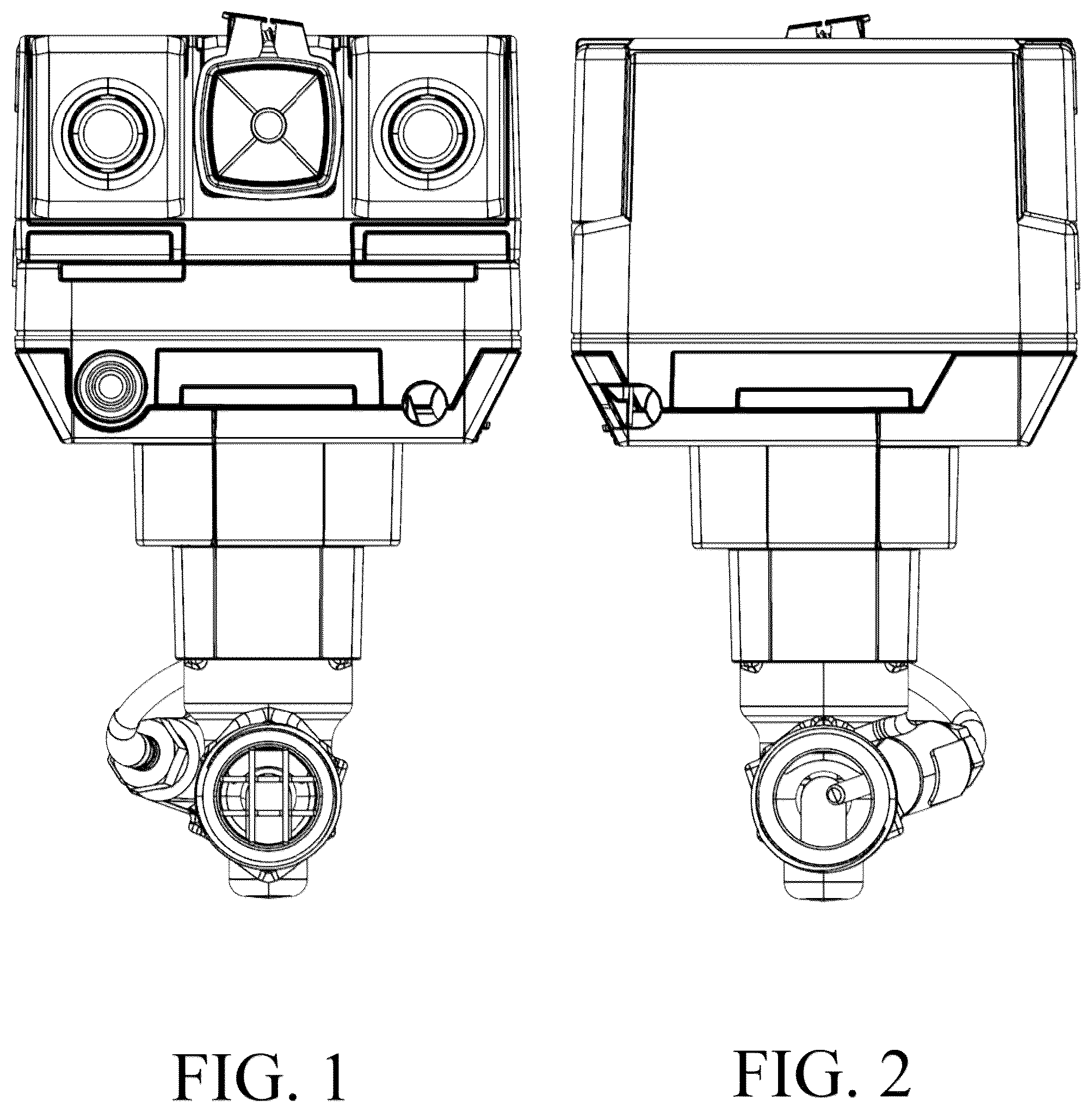Patent USD1076696 Figure 1 – Controller and flow sensor