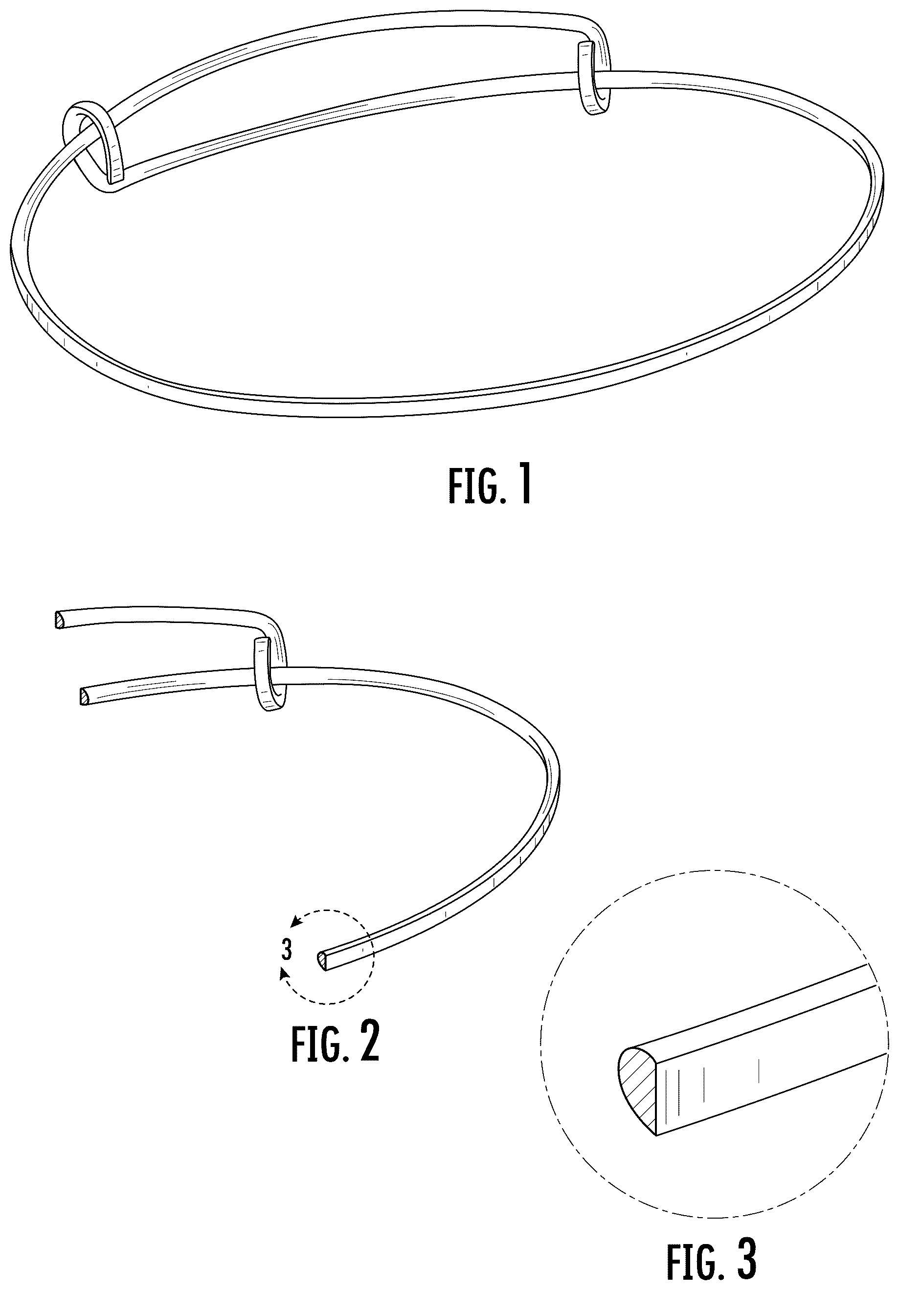 Patent USD1076709 Figure 1 – Expandable wire bracelet