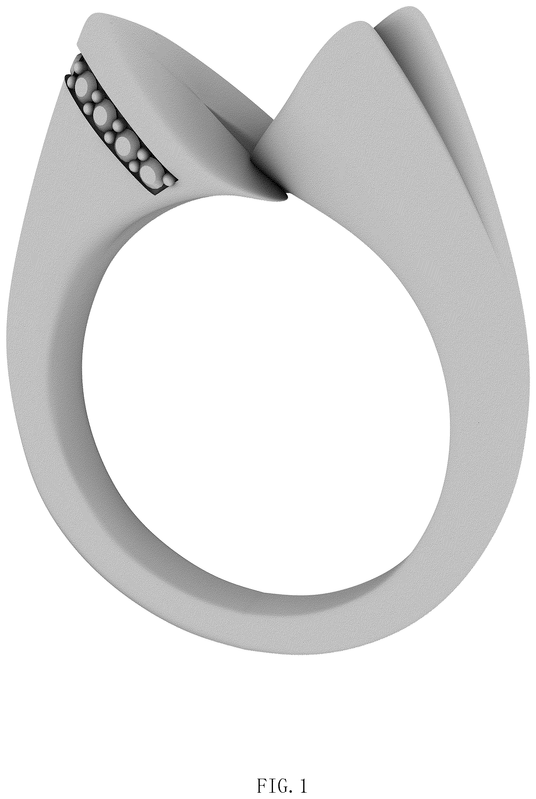 Patent USD1076710 — Jewelry ring — Figure 1