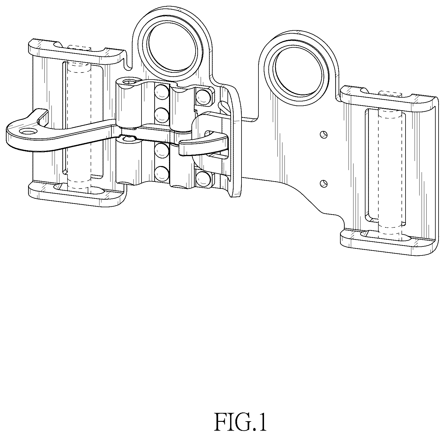 Patent USD1076714 — Seat belt locking buckle — Figure 1