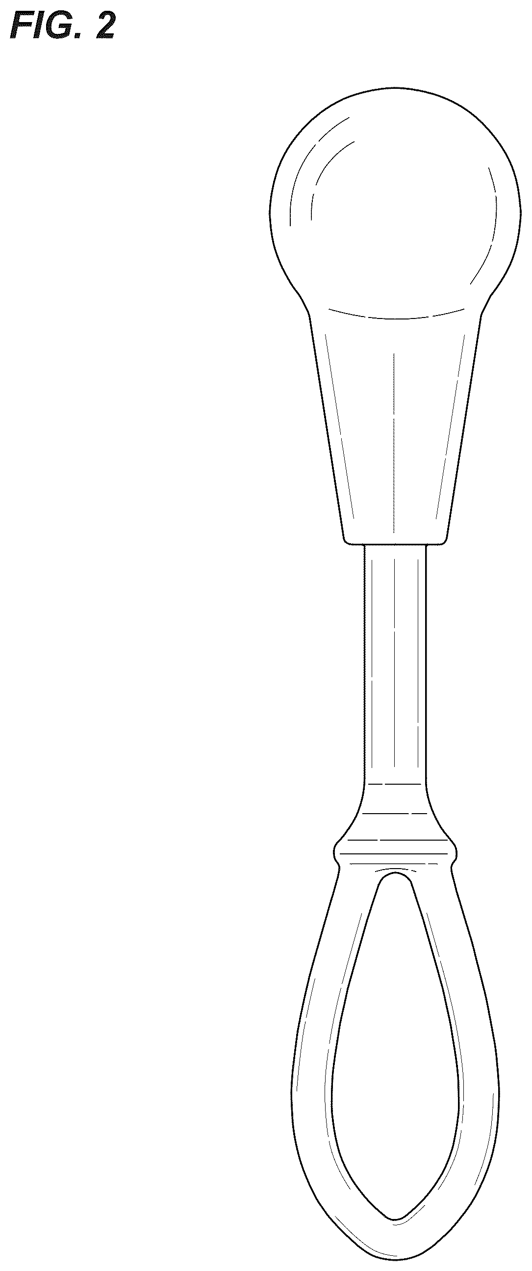 Patent USD1076715 Figure 2 – Zipper pull