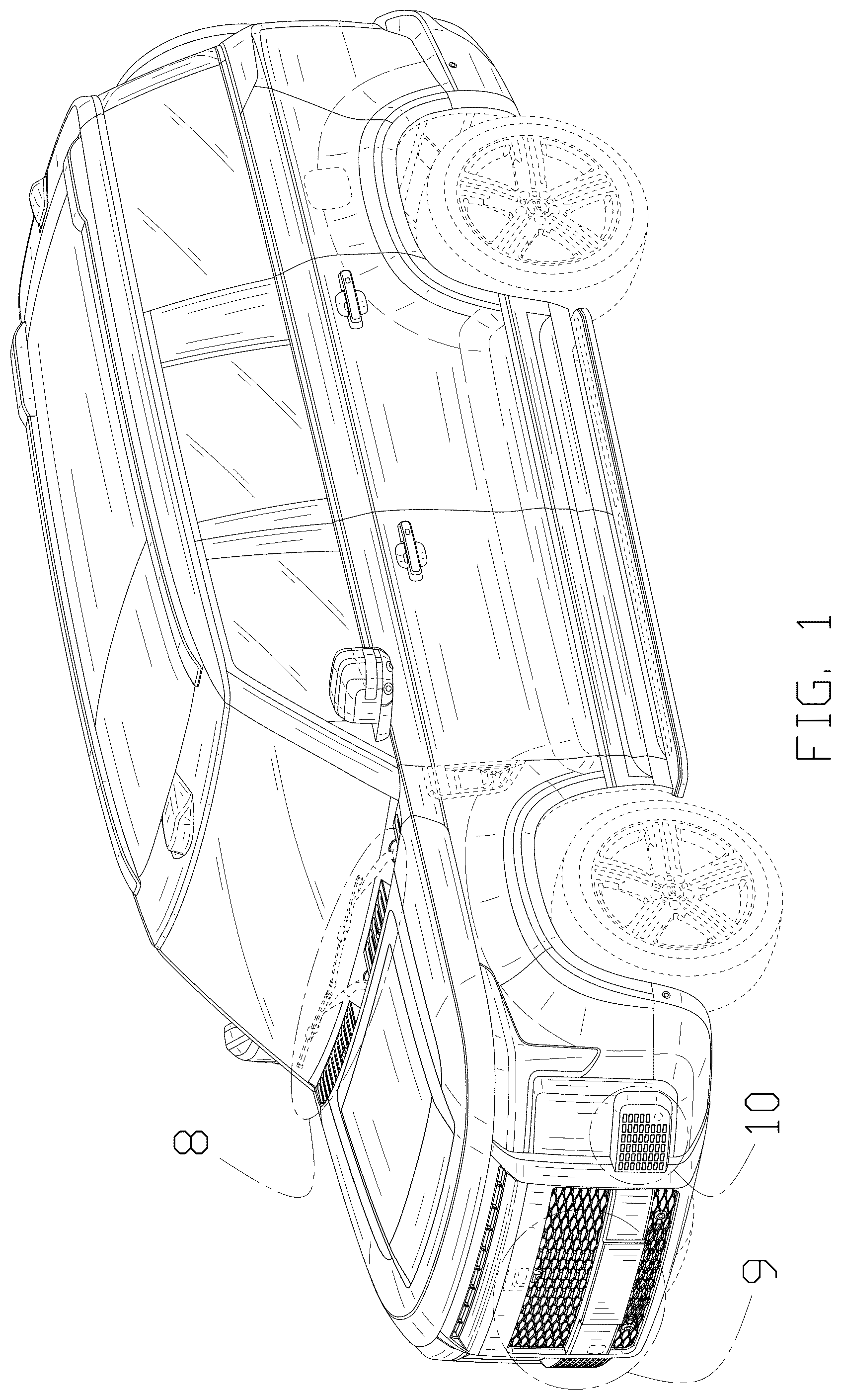 Patent USD1076721 Figure 1 – Vehicle
