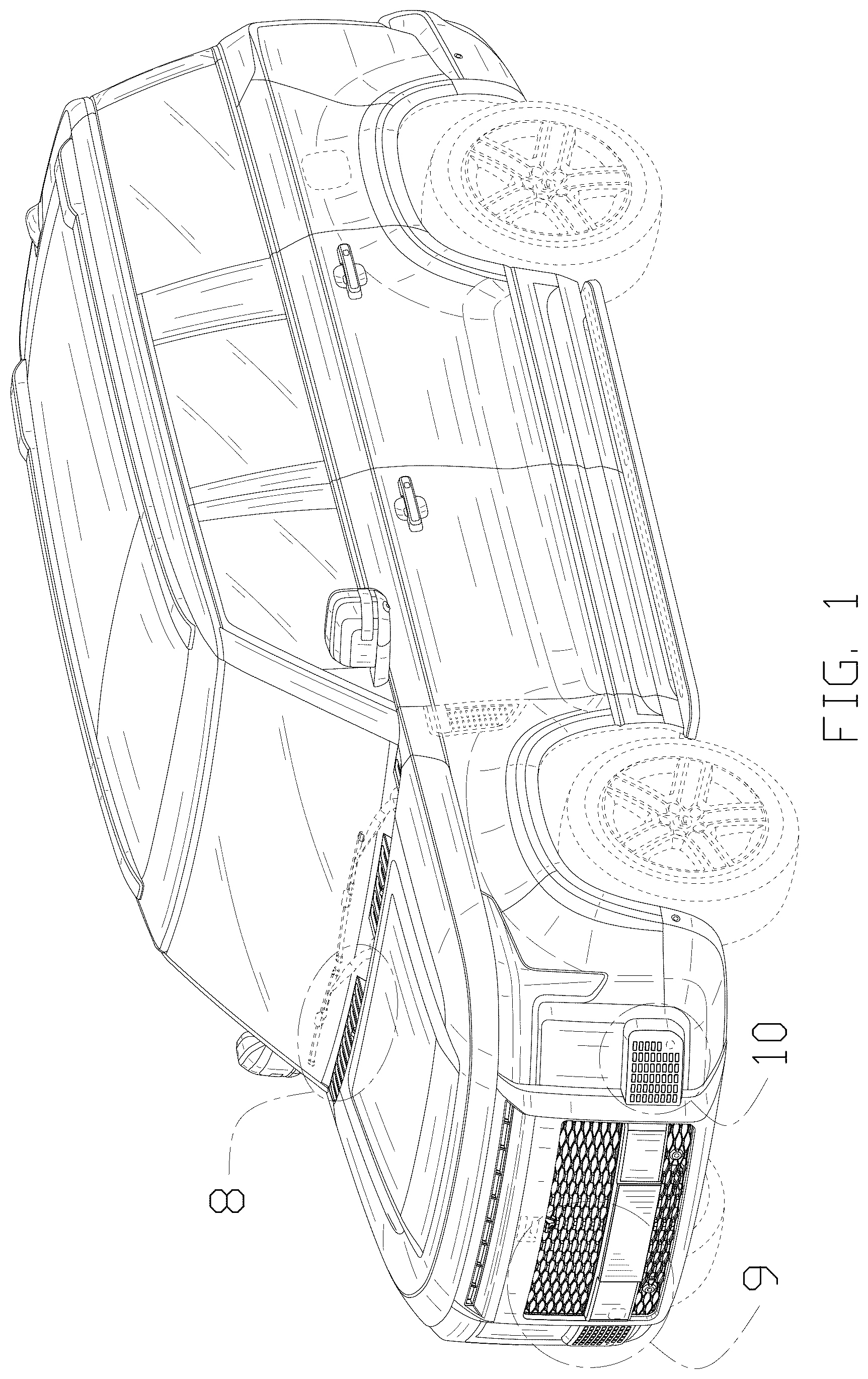 Patent USD1076722 — Vehicle — Figure 1
