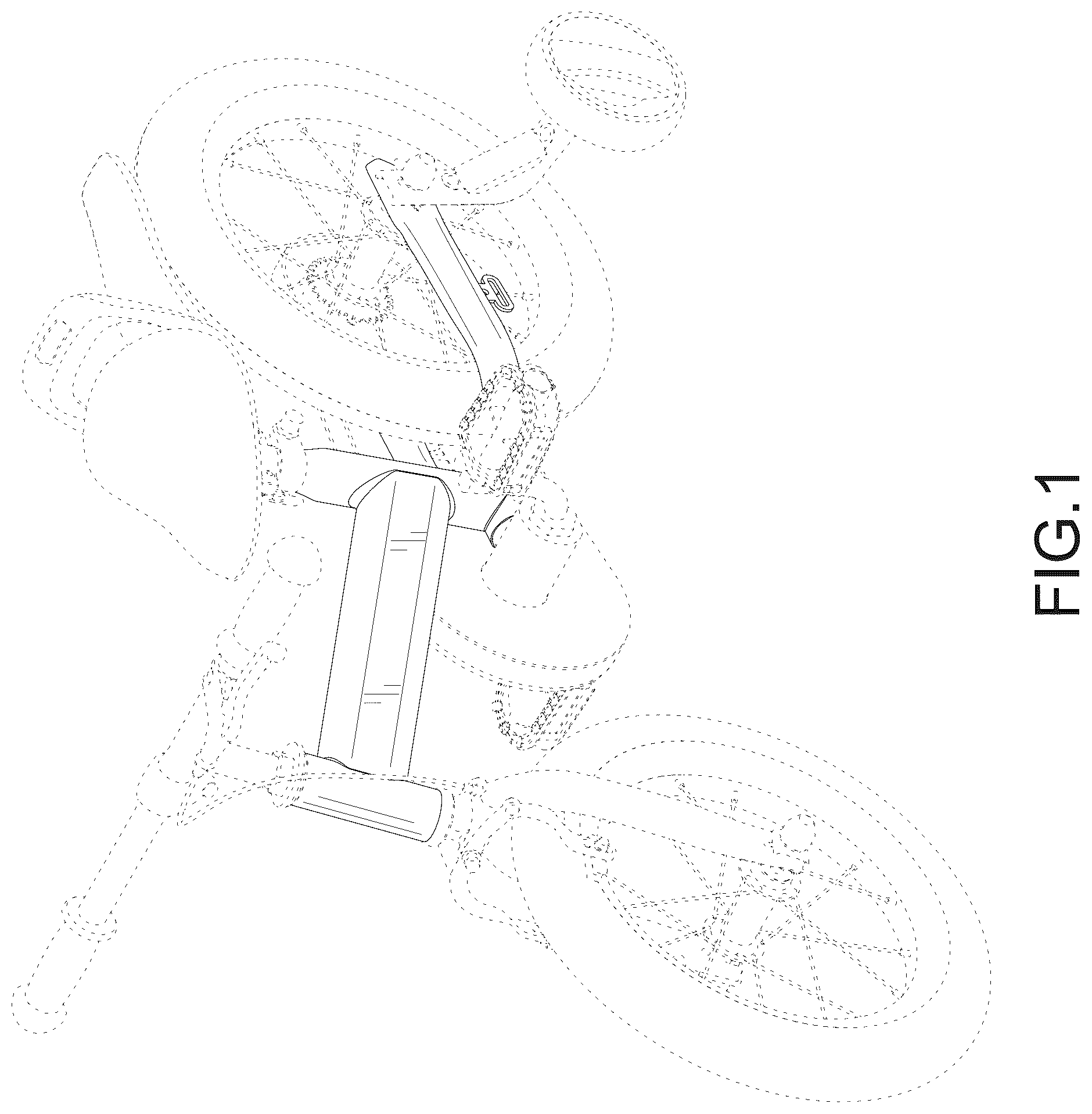 Patent USD1076728 — Bicycle — Figure 1
