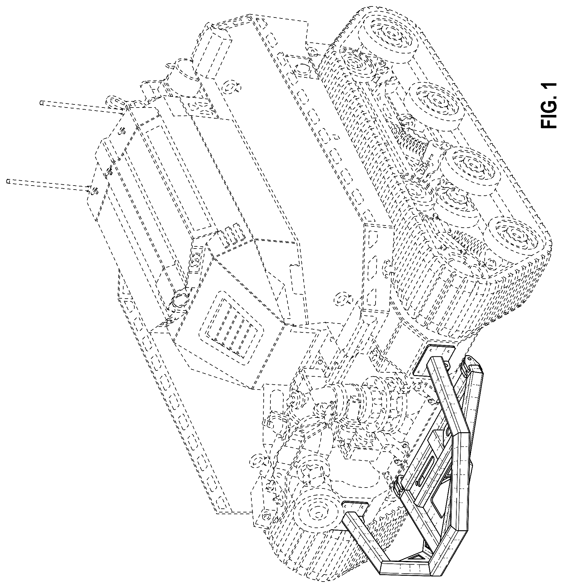 Patent USD1076735 — Bumper and towing receiver for vehicles — Figure 1