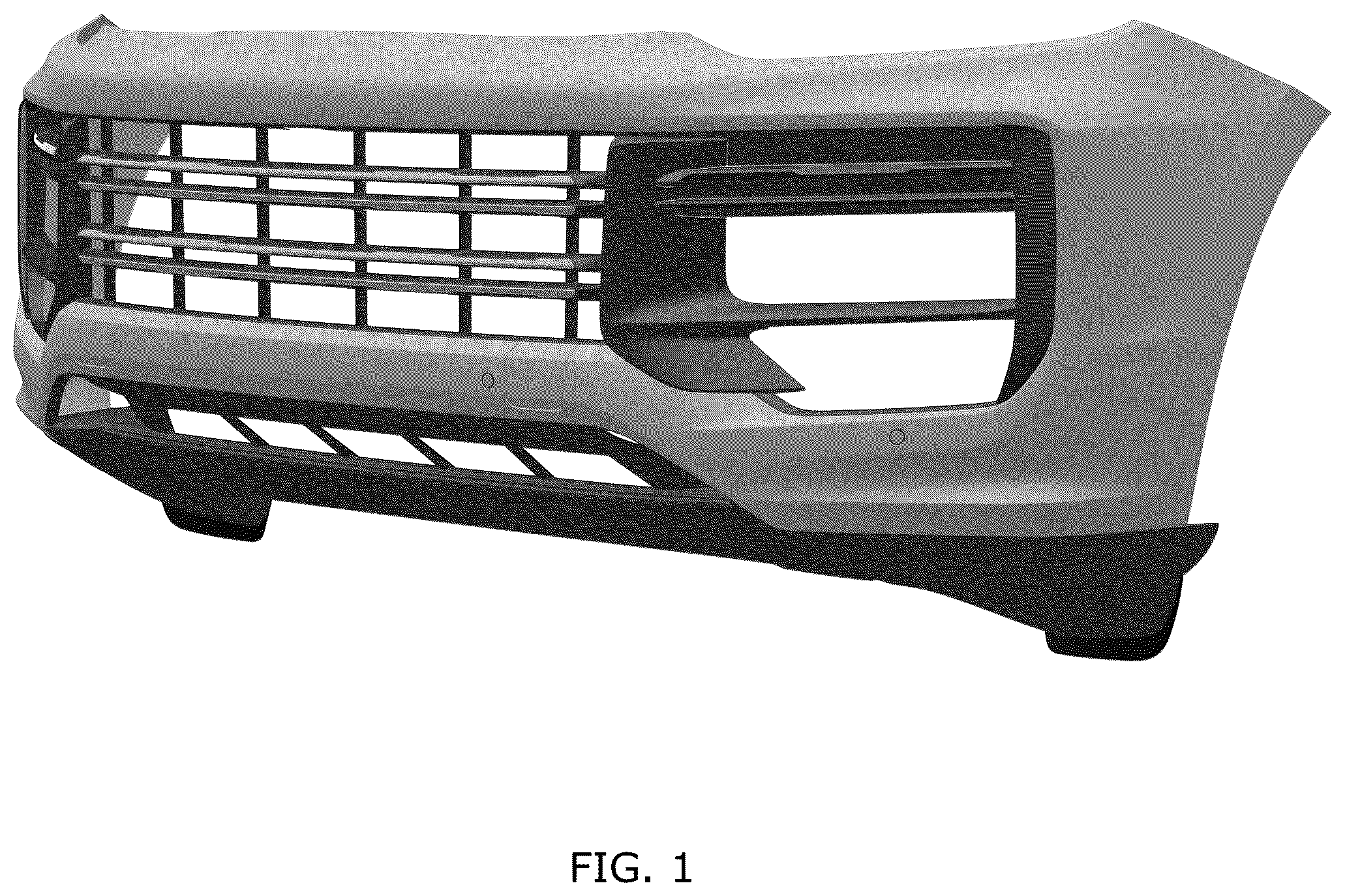 Patent USD1076737 — Front bumper for motor vehicle — Figure 1