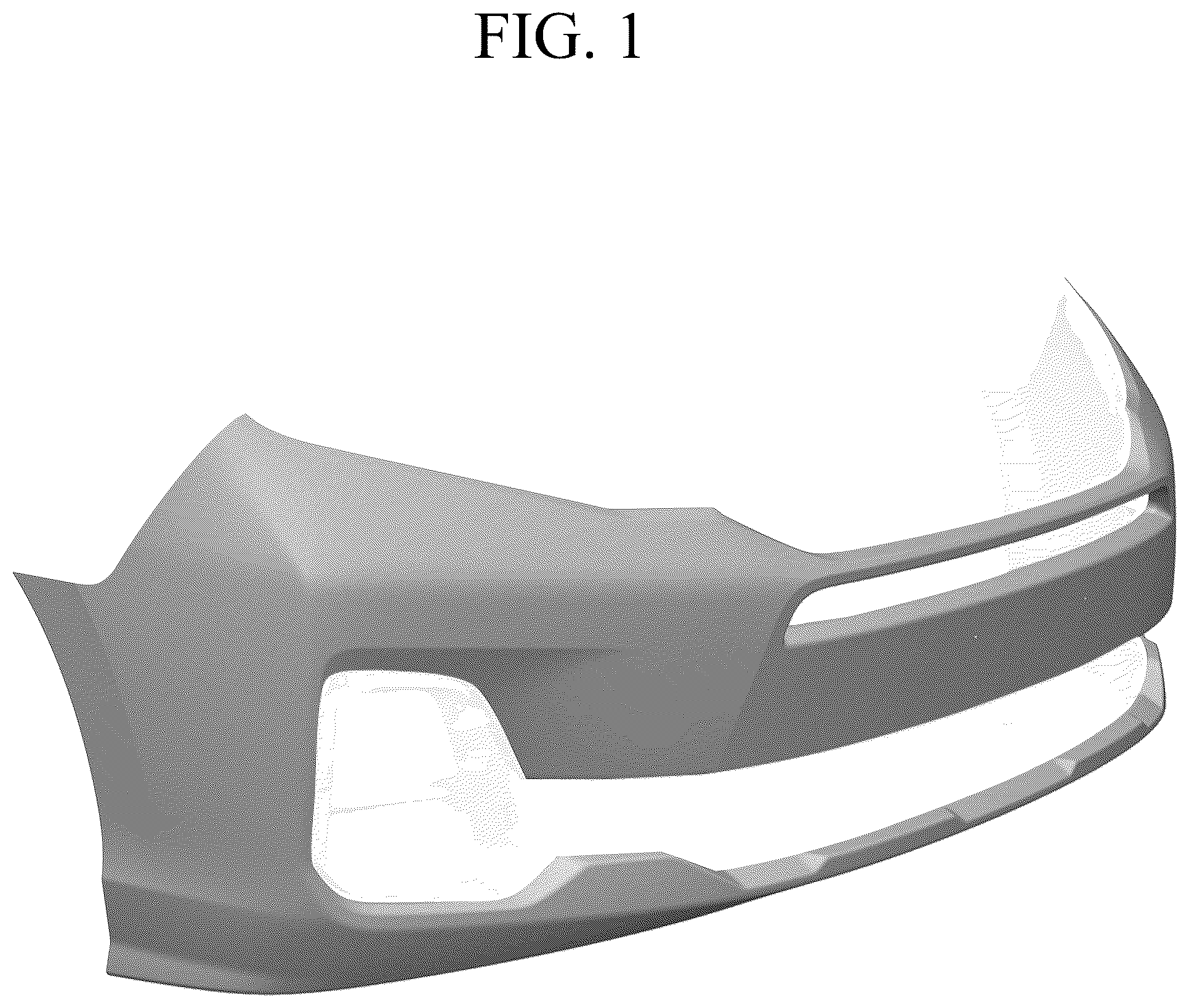 Patent USD1076739 — Front bumper for automobile — Figure 1