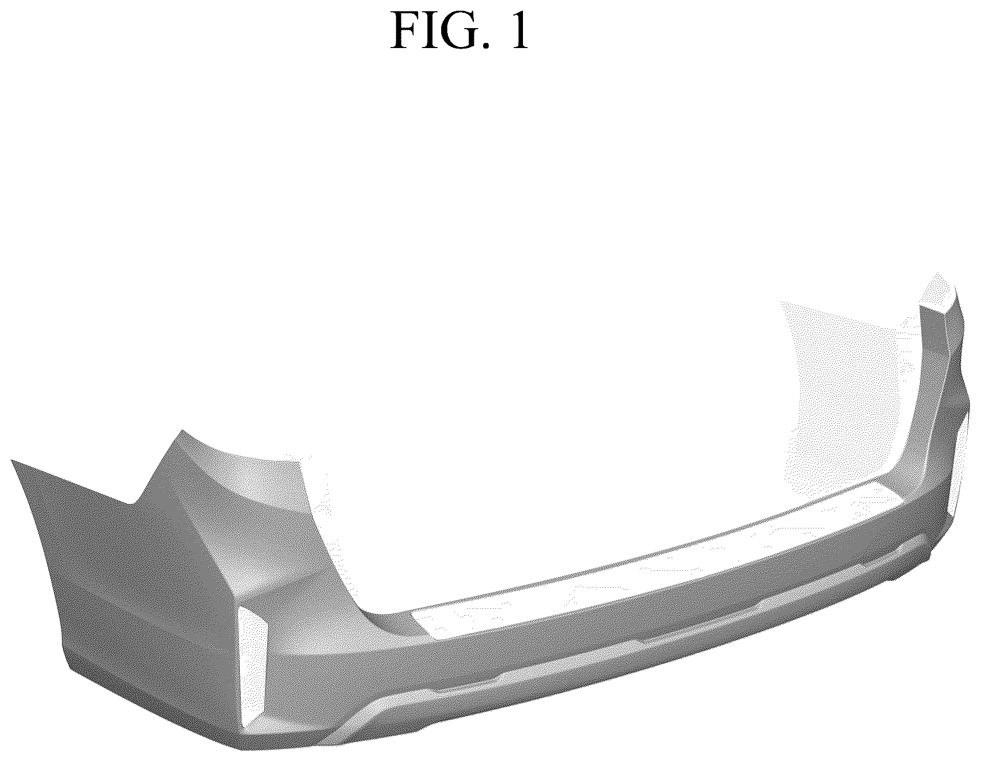 Patent USD1076740 — Rear bumper for automobile — Figure 1