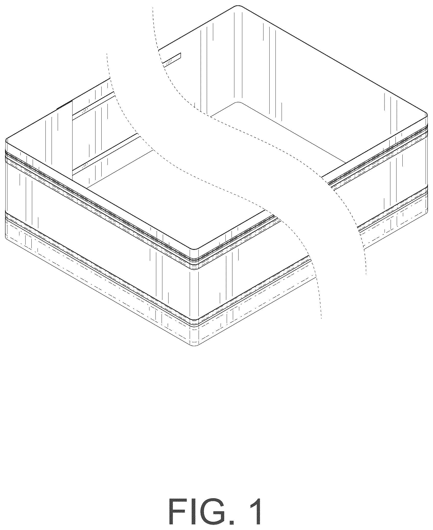 Patent USD1076750 — Side skirt for a car — Figure 1