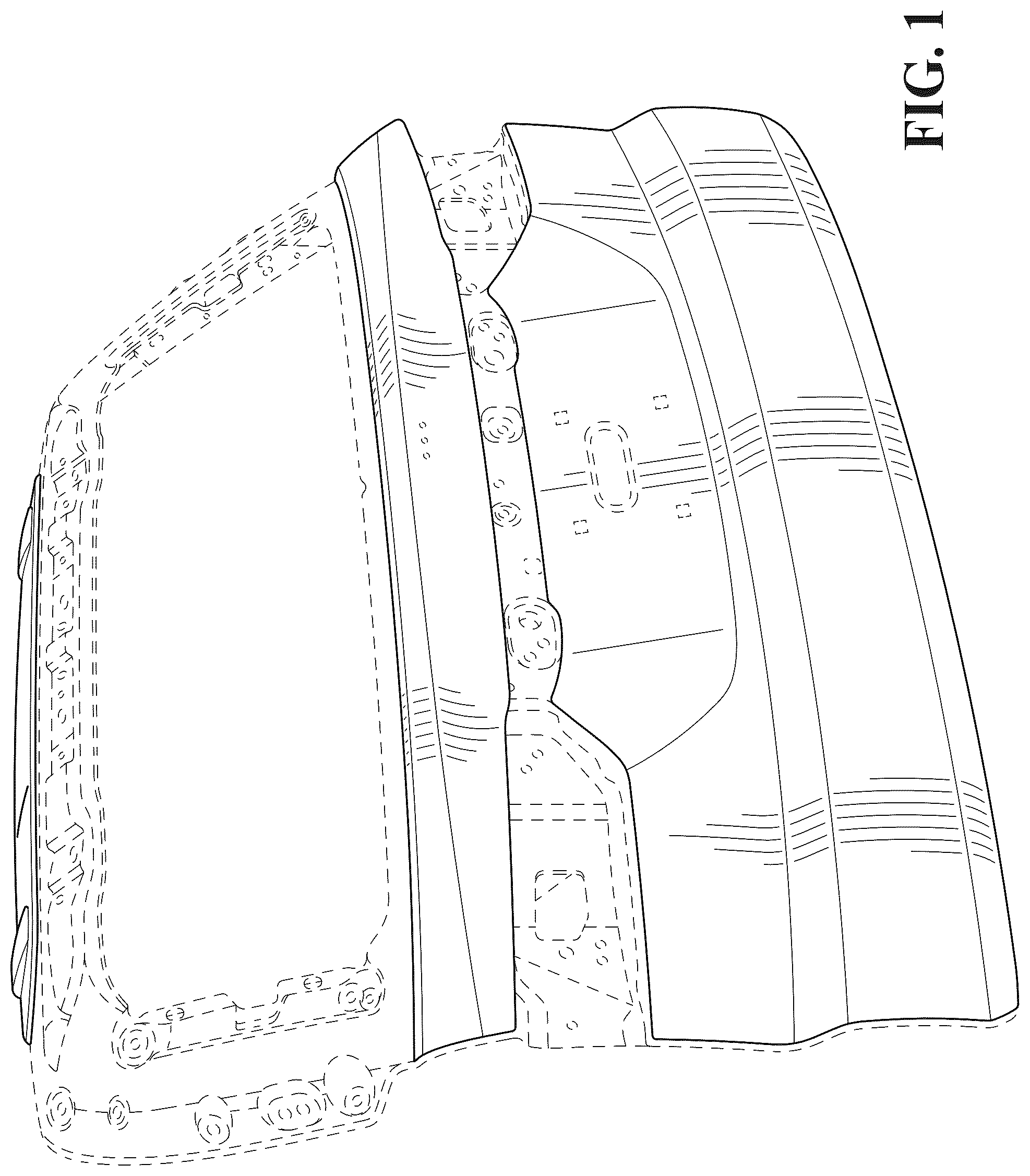 Patent USD1076753 — Vehicle liftgate — Figure 1