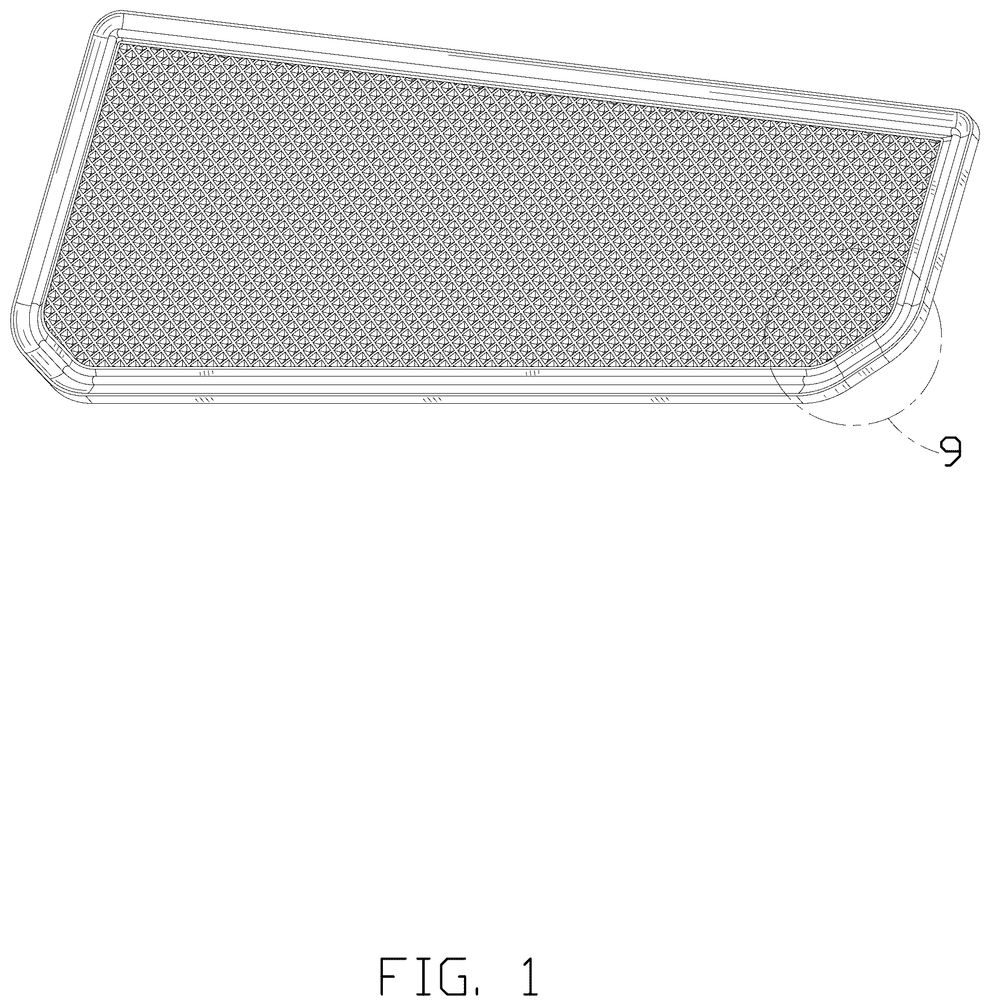 Patent USD1076756 — Car door mat — Figure 1