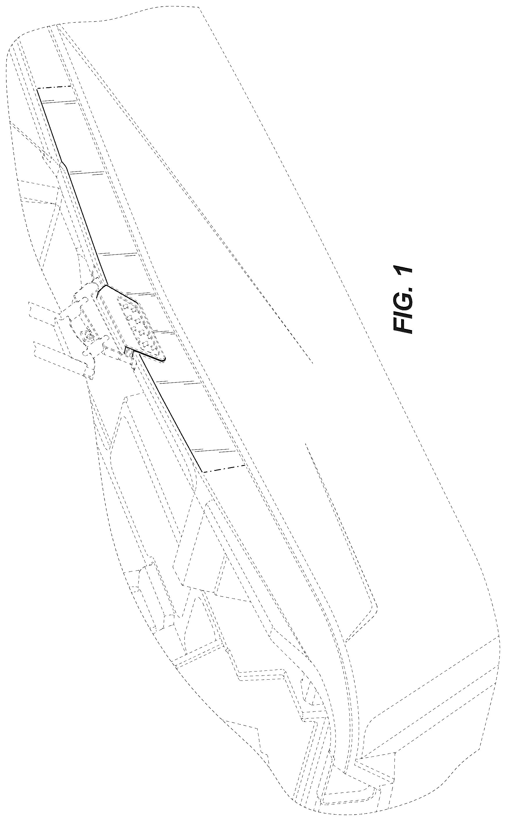 Patent USD1076761 Figure 1 – Bilge intake for marine vessel