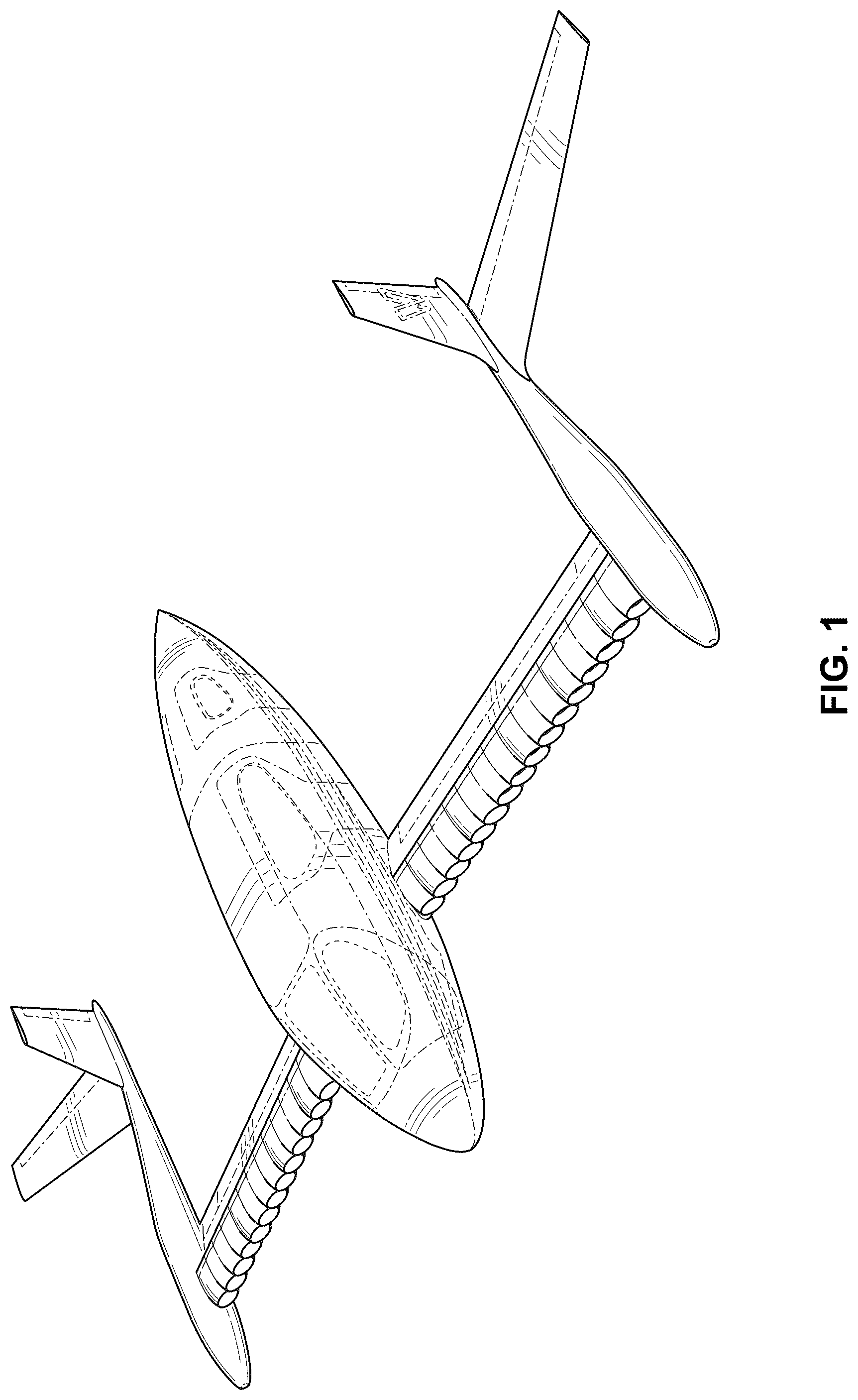 Patent USD1076764 Figure 1 – Jet